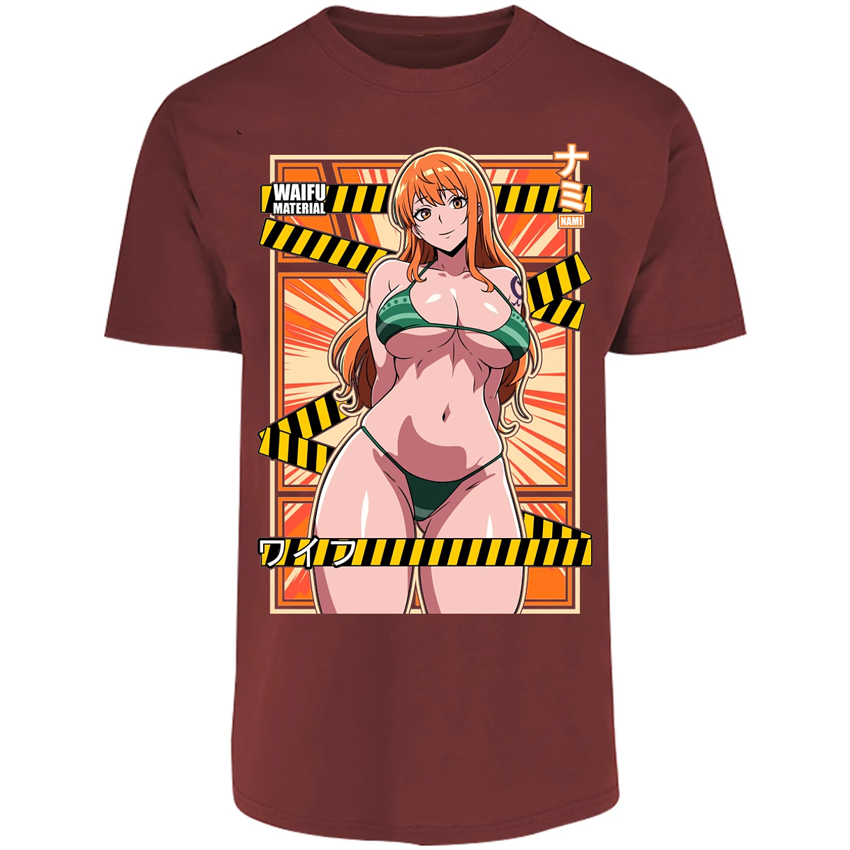 Playera One Piece Waifu Nami para Adulto 21