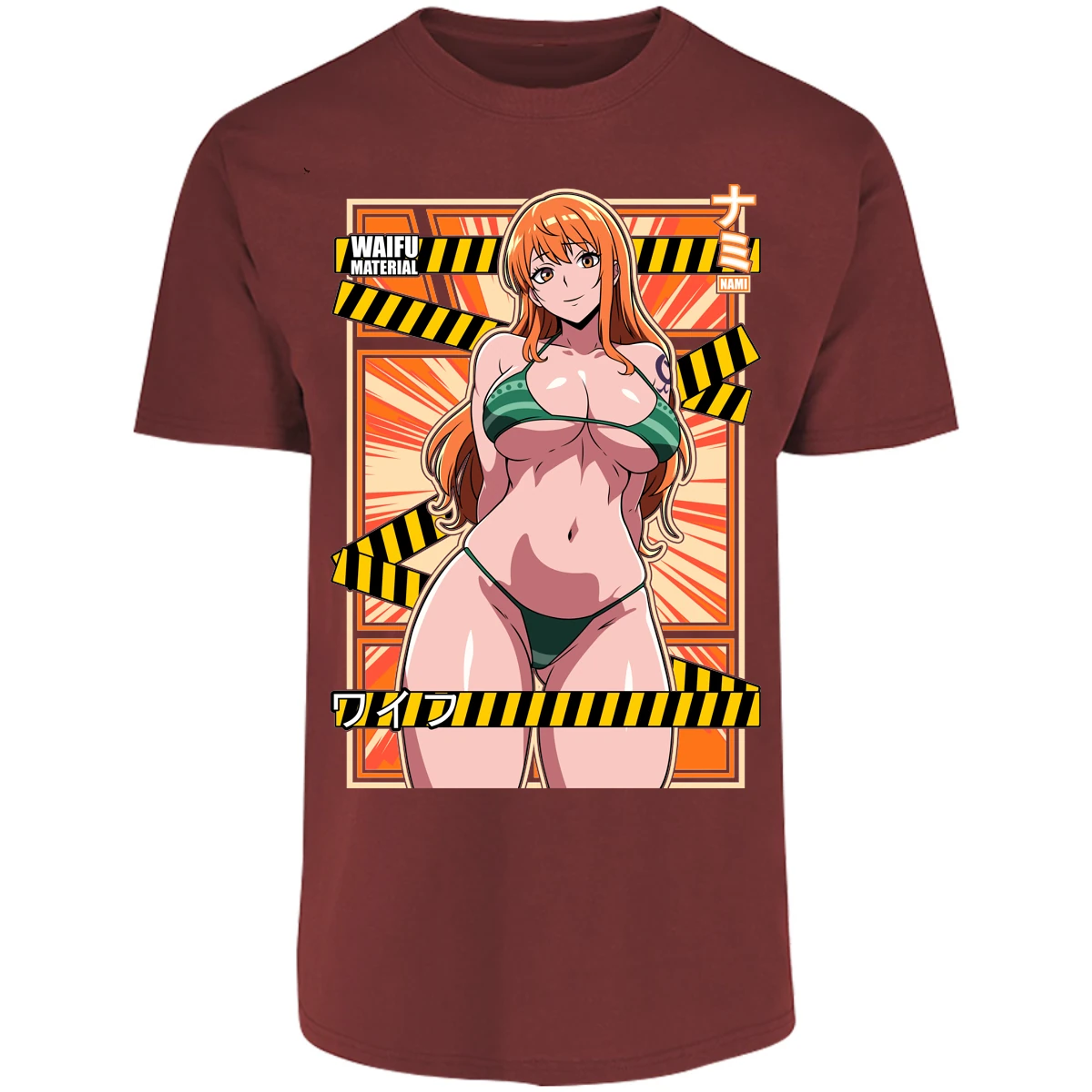 Playera One Piece Waifu Nami para Adulto 21
