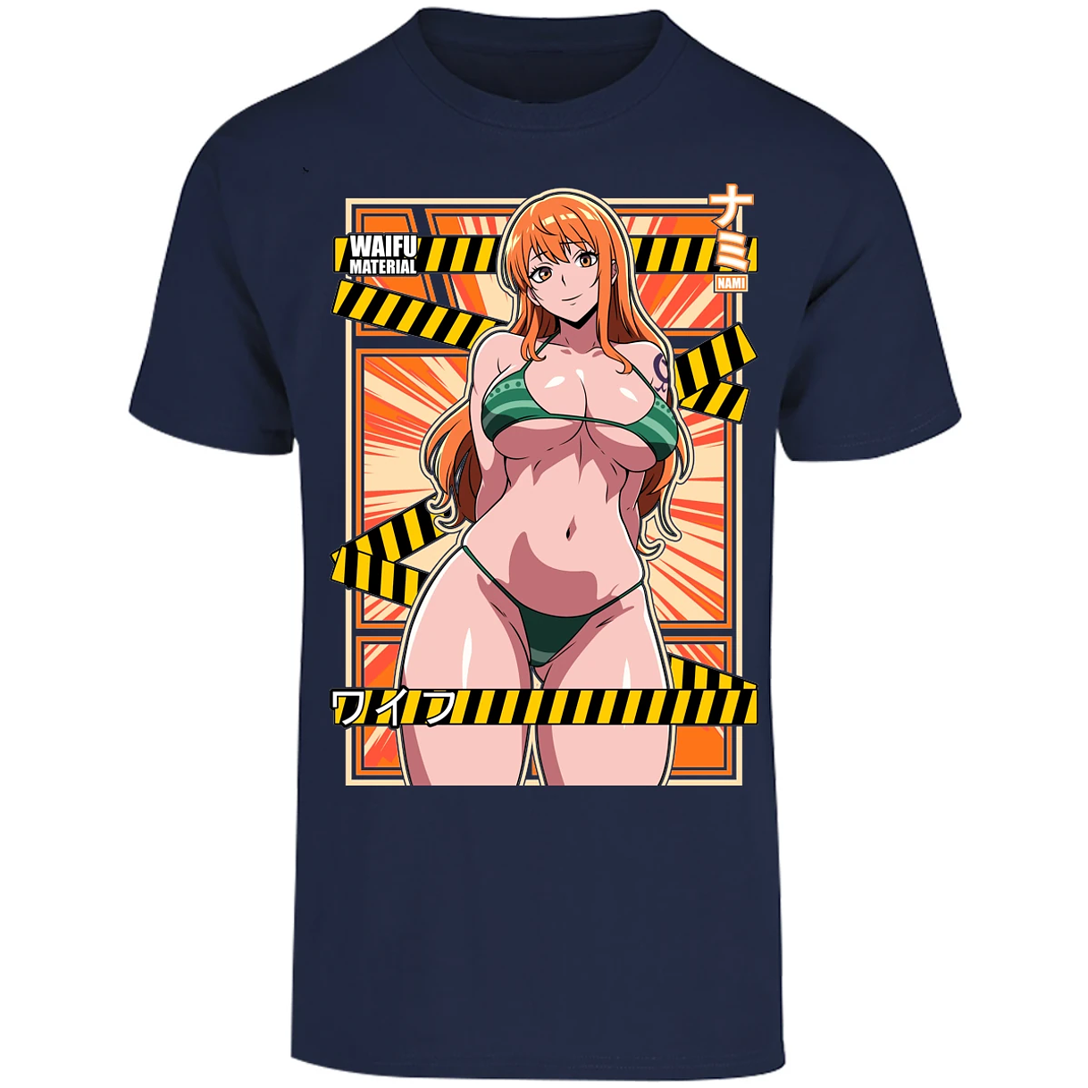 Playera One Piece Waifu Nami para Adulto 20