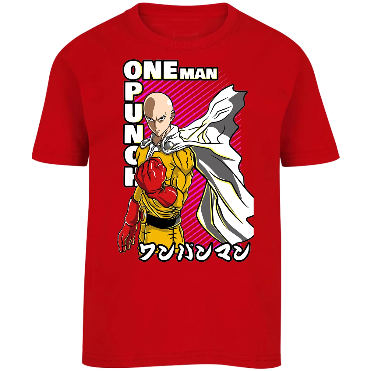 Playera One Punch Man Saitama para Niño 8