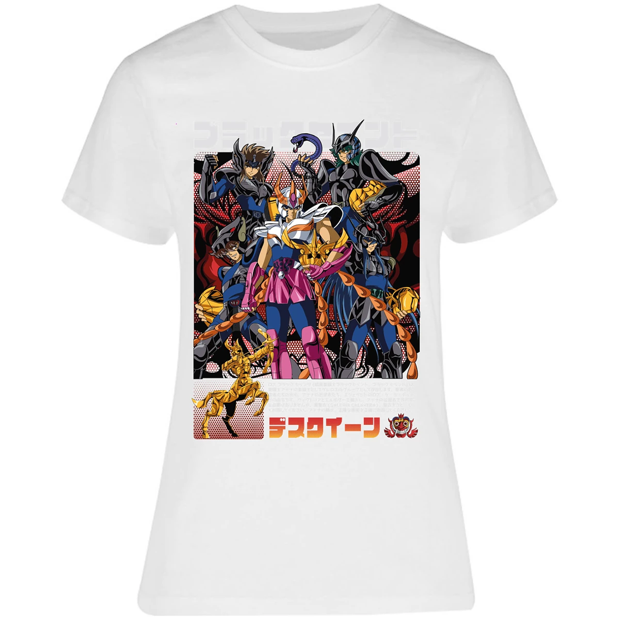 Blusa Saint Seiya Fenix Caballeros Negros Blusa para Mujer 1