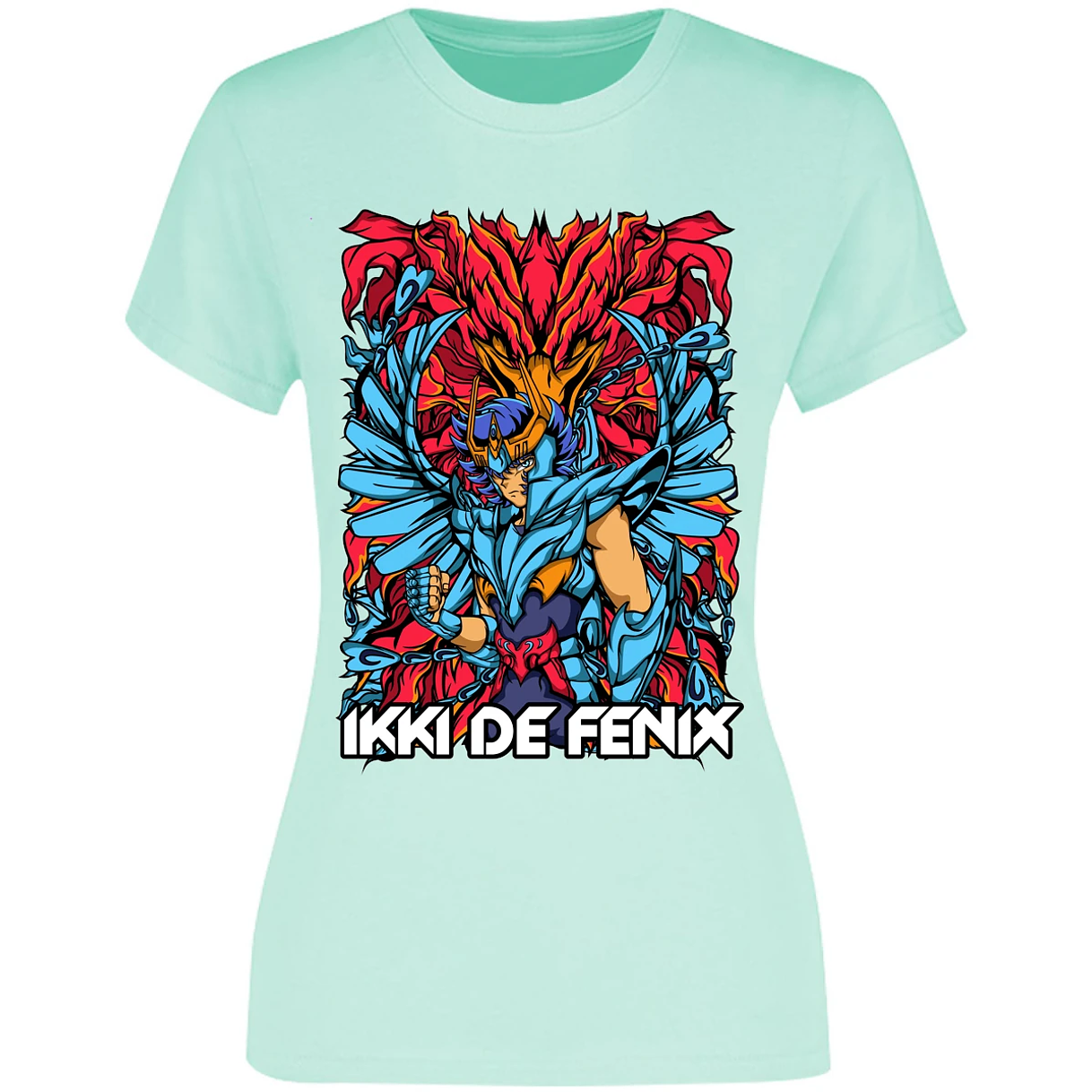 Blusa Saint Seiya Fenix Anime Blusa para Mujer 7