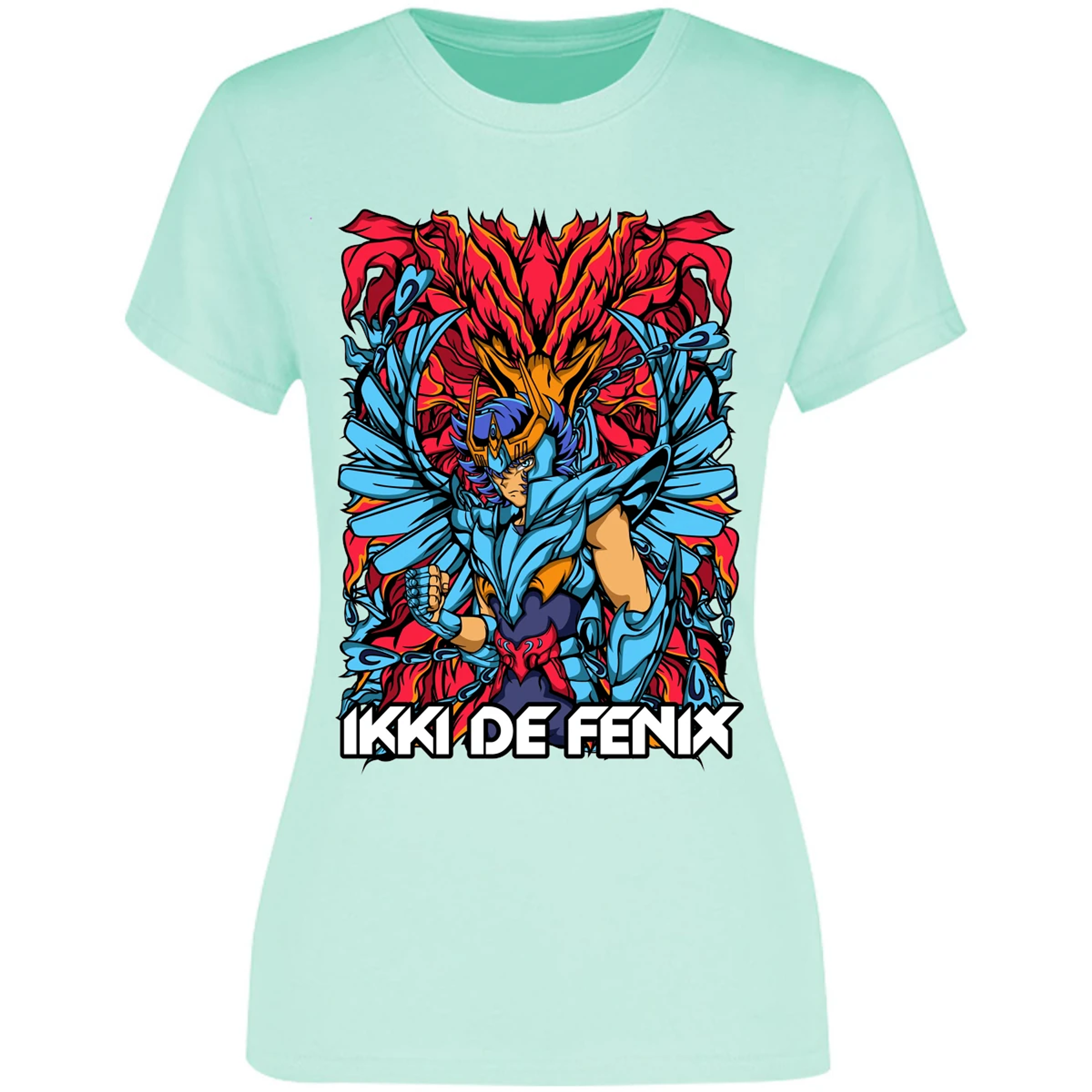 Blusa Saint Seiya Fenix Anime Blusa para Mujer 7