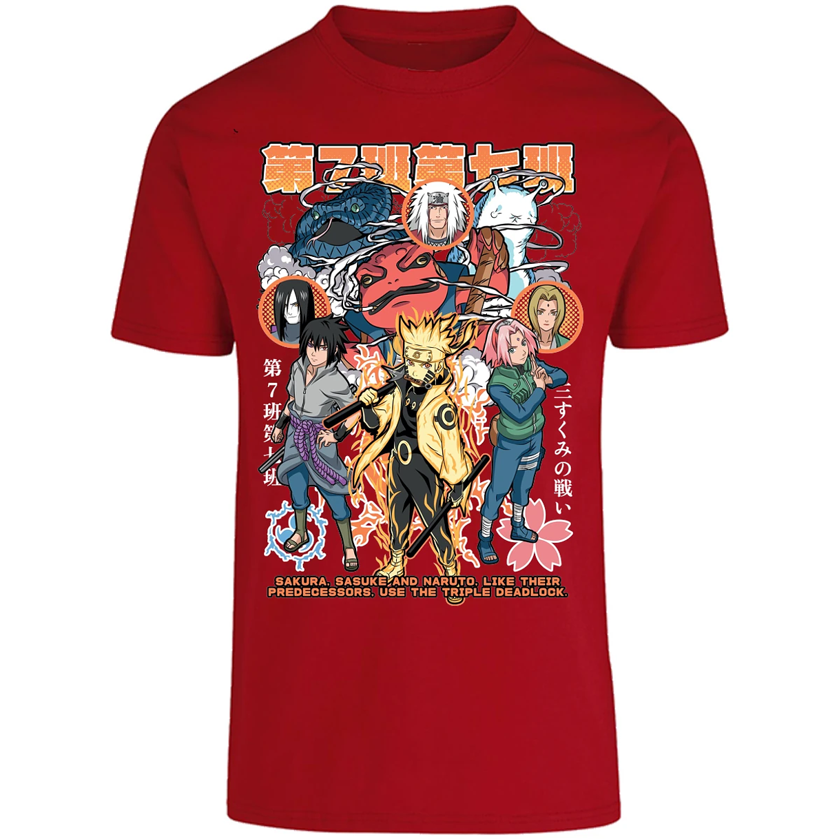 Playera Naruto Naruto para Adulto 8