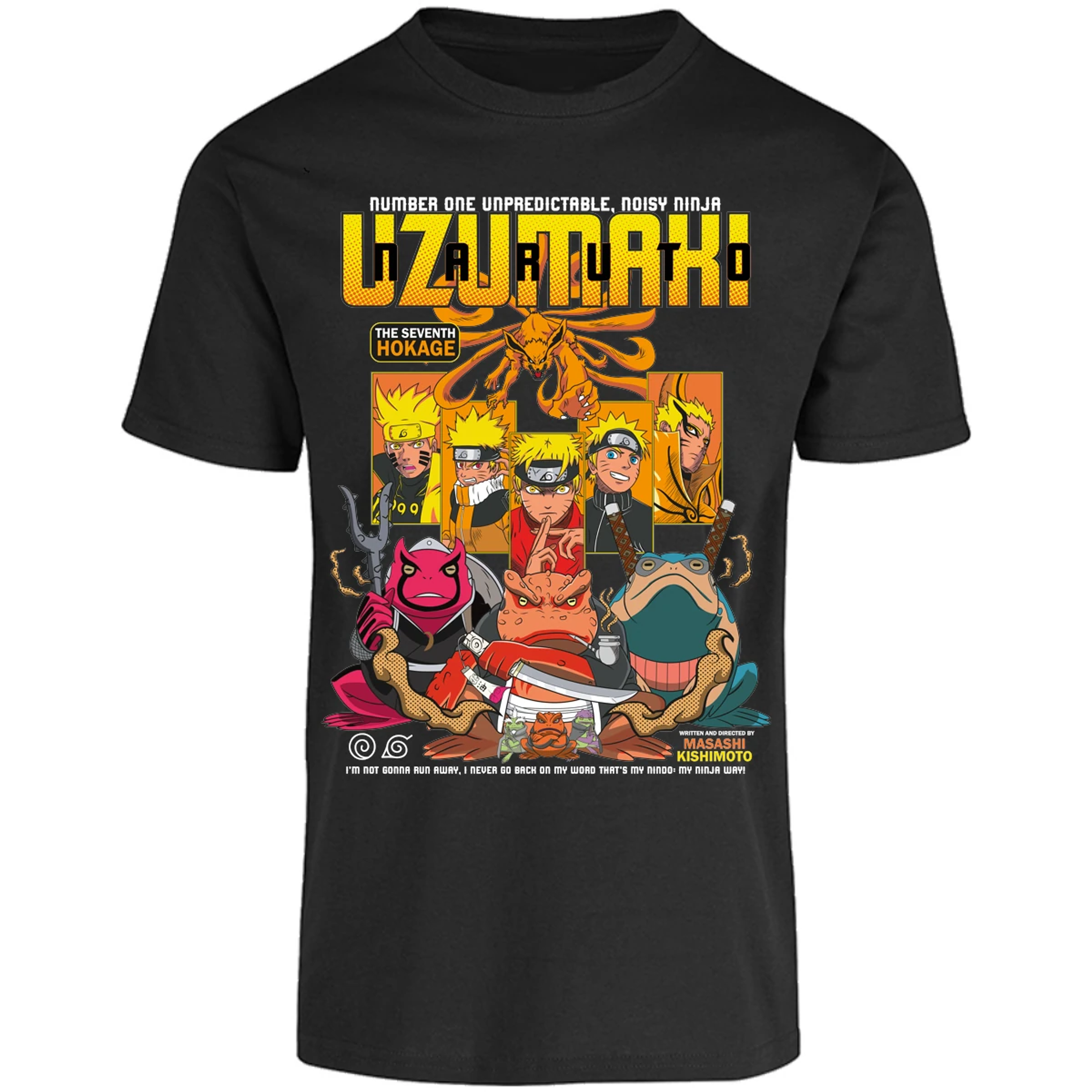 Playera Naruto Naruto Anime para Adulto 19