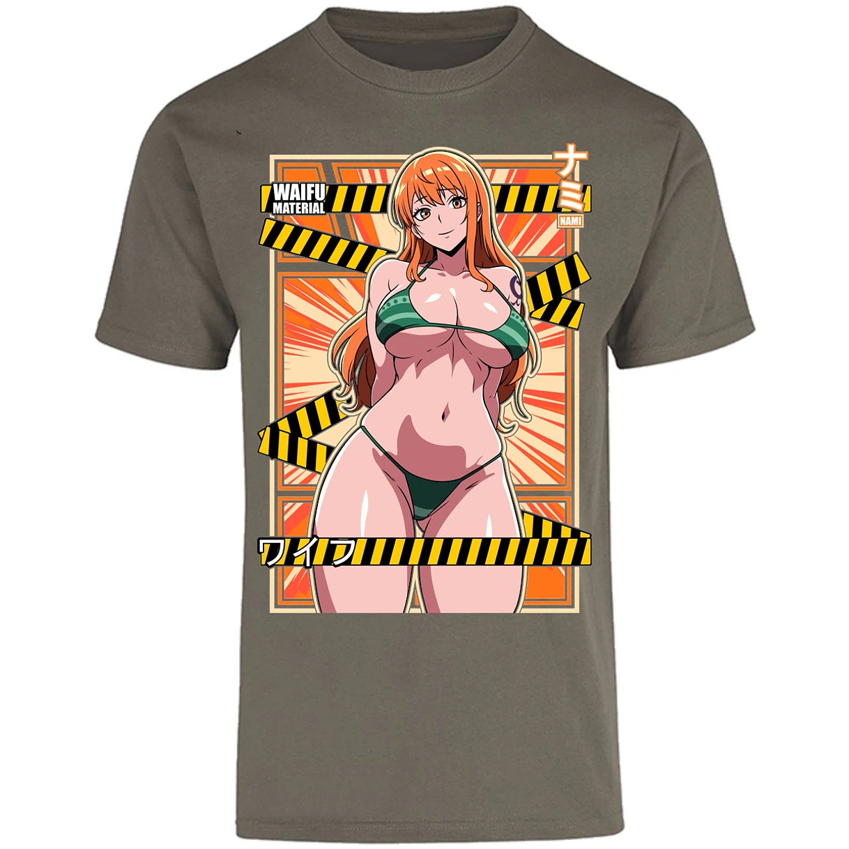 Playera One Piece Waifu Nami para Adulto 11