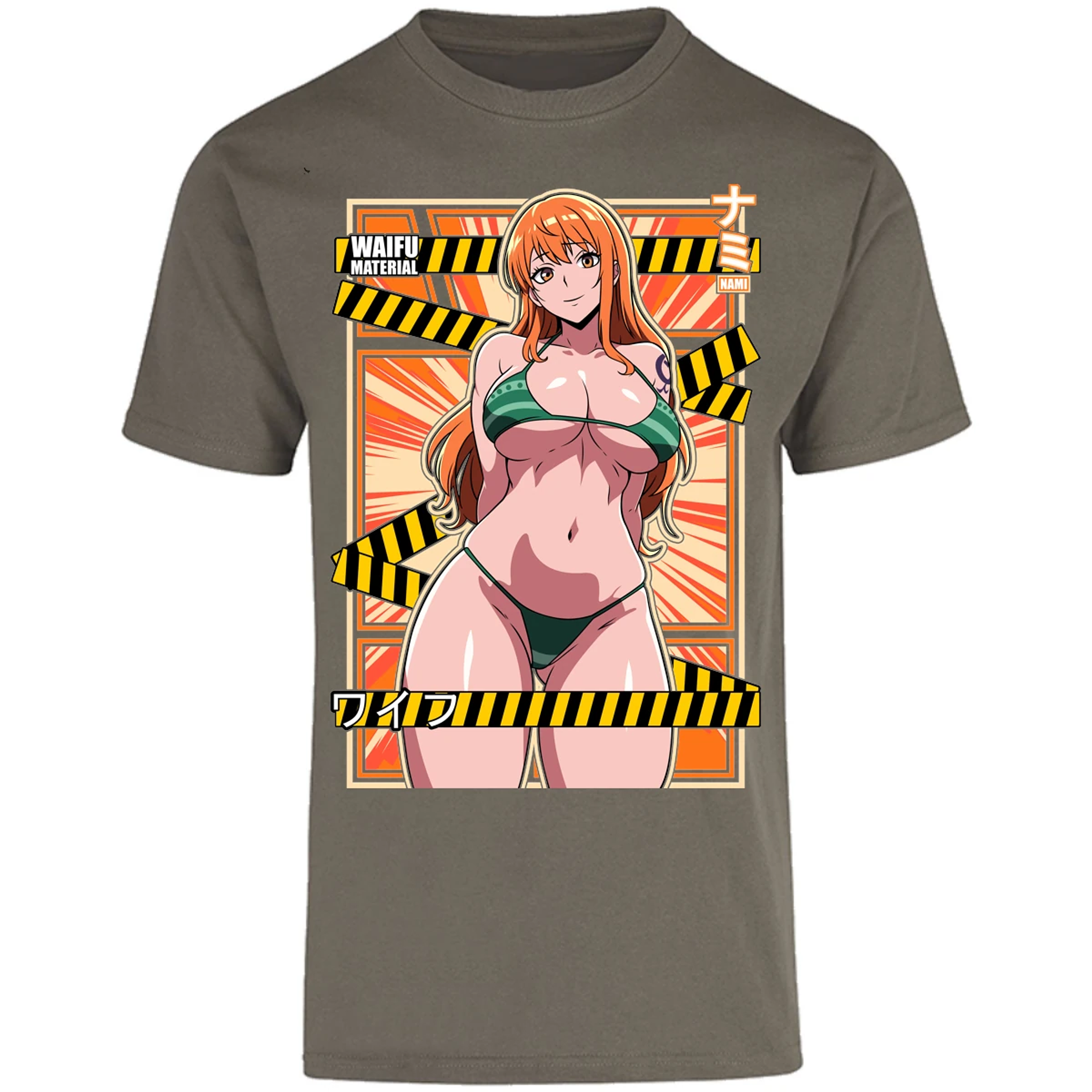 Playera One Piece Waifu Nami para Adulto 11