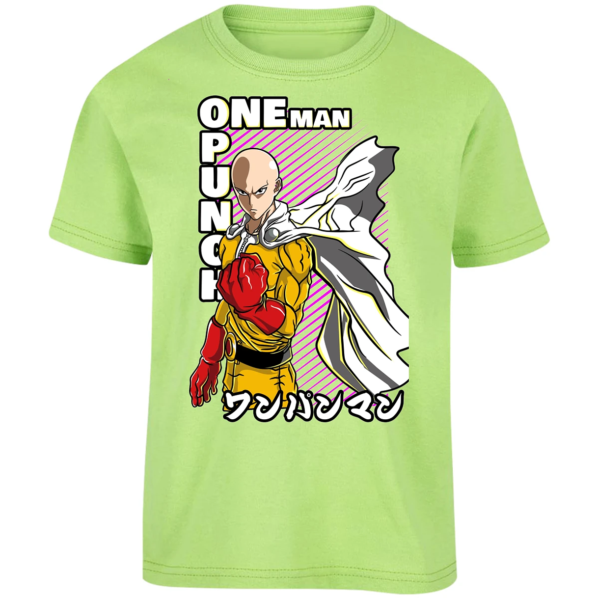 Playera One Punch Man Saitama para Niño 4
