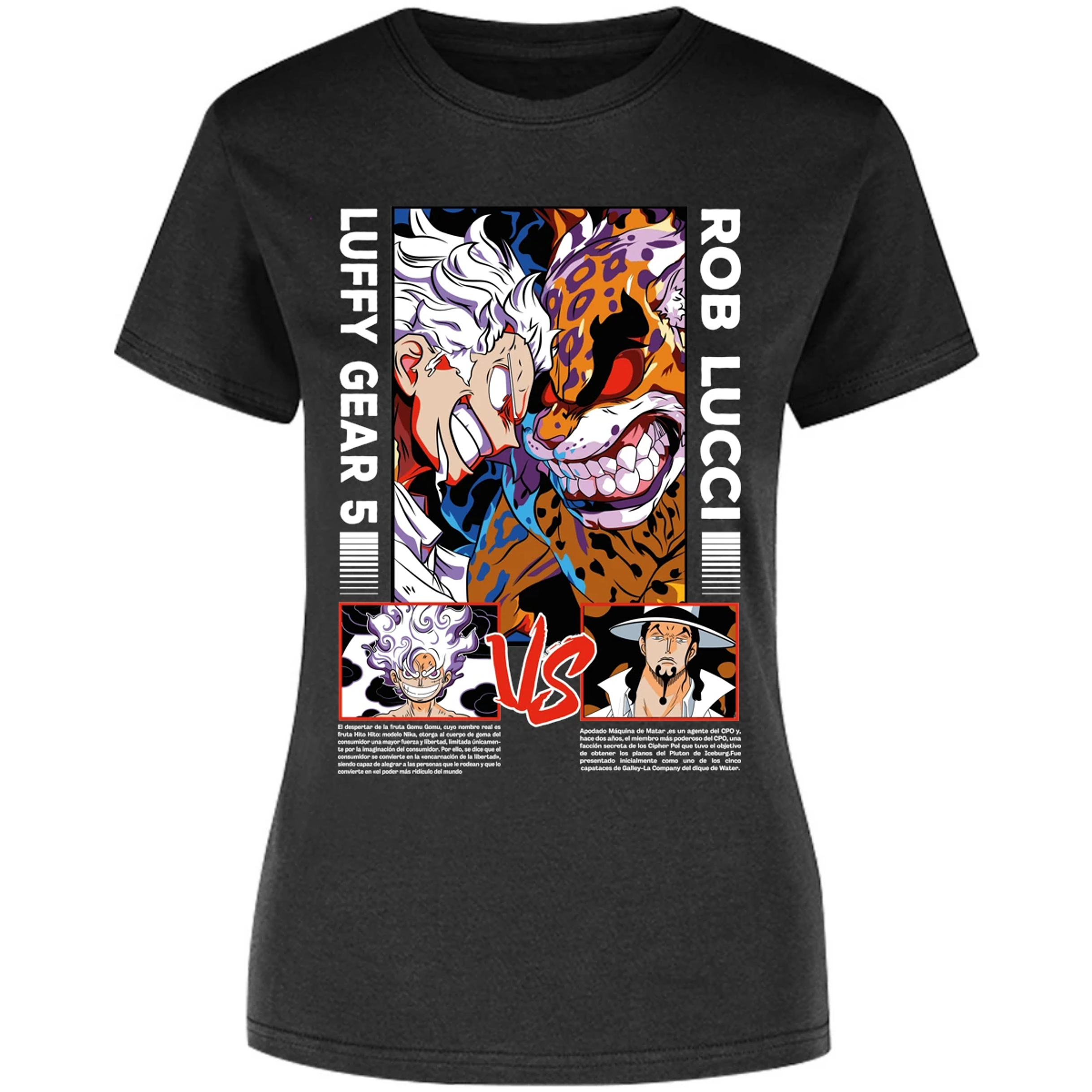 Blusa One Piece Luffy Vs Rob Lucci Blusa para Mujer 32