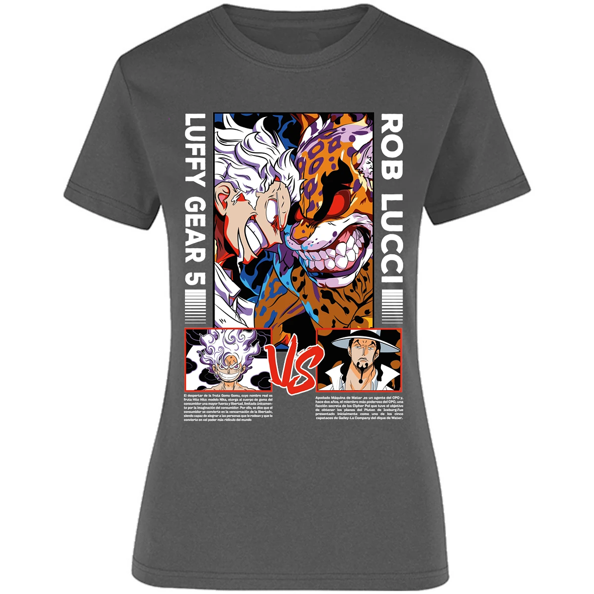 Blusa One Piece Luffy Vs Rob Lucci Blusa para Mujer 14