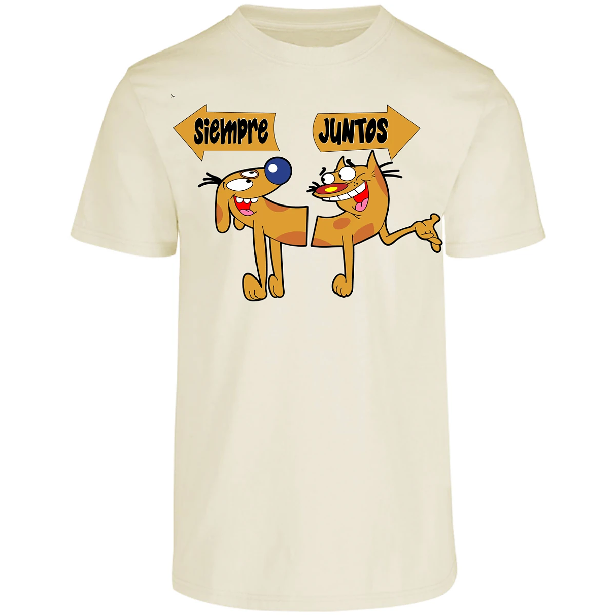 Playera San Valentin Catdog para Adulto 25