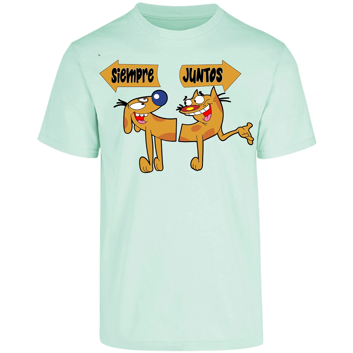 Playera San Valentin Catdog para Adulto 13