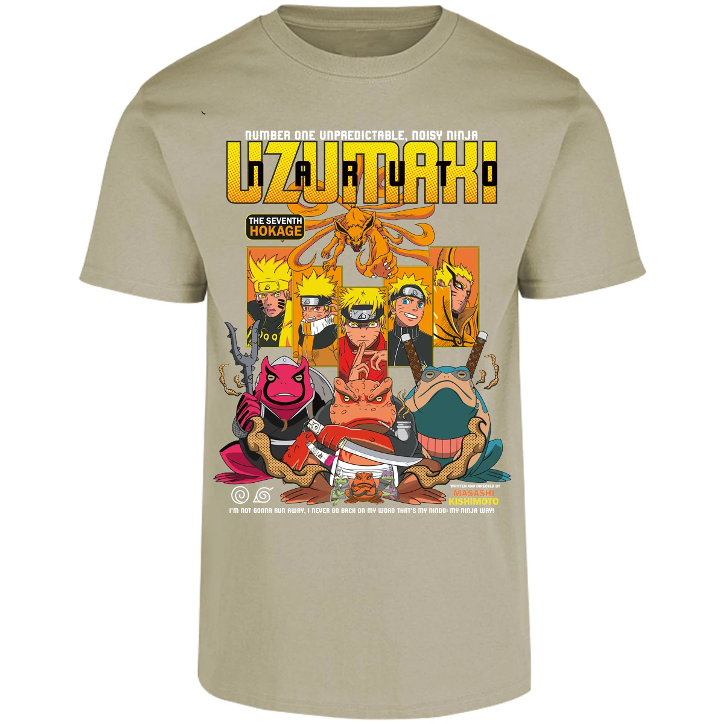 Playera Naruto Naruto Anime para Adulto 9