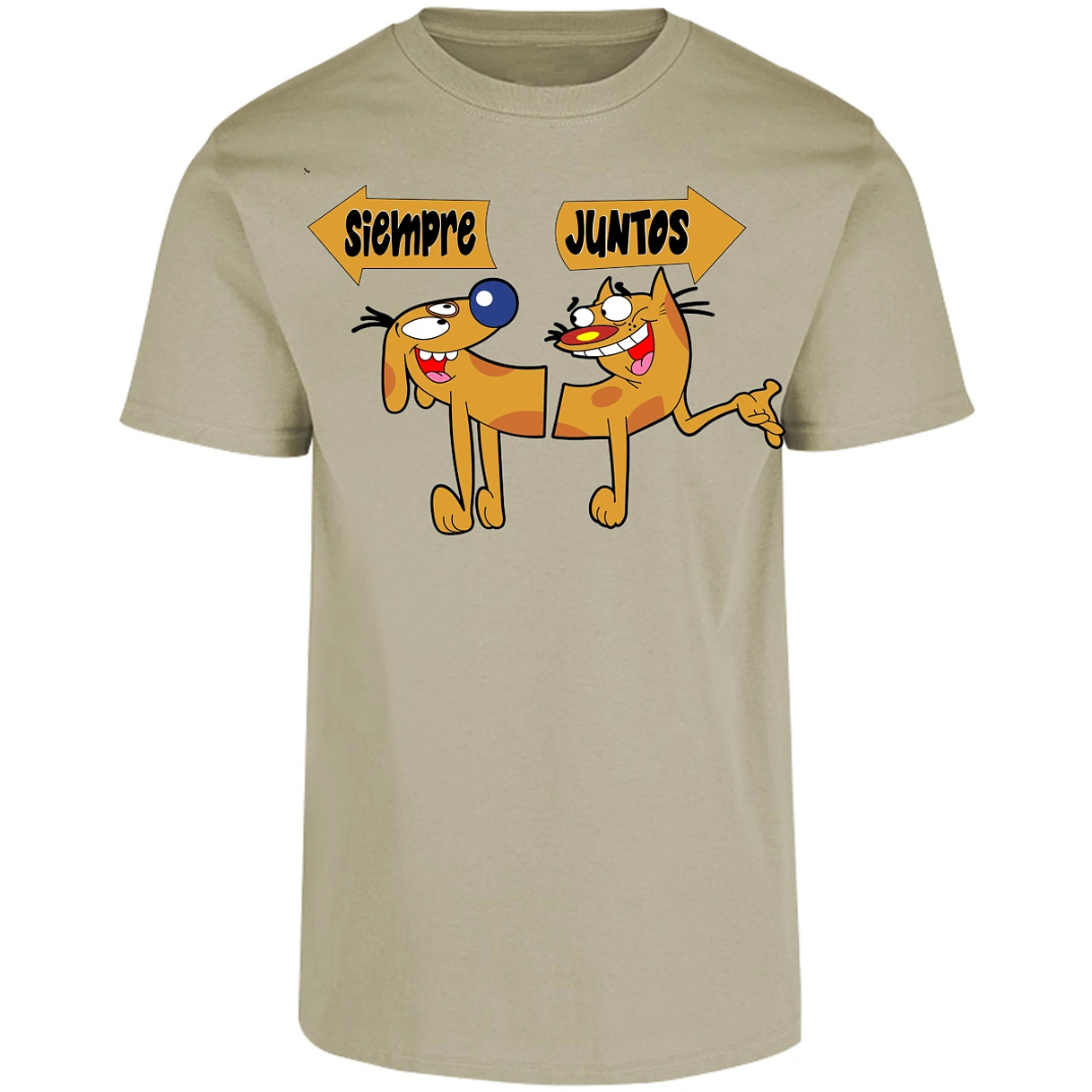 Playera San Valentin Catdog para Adulto 16