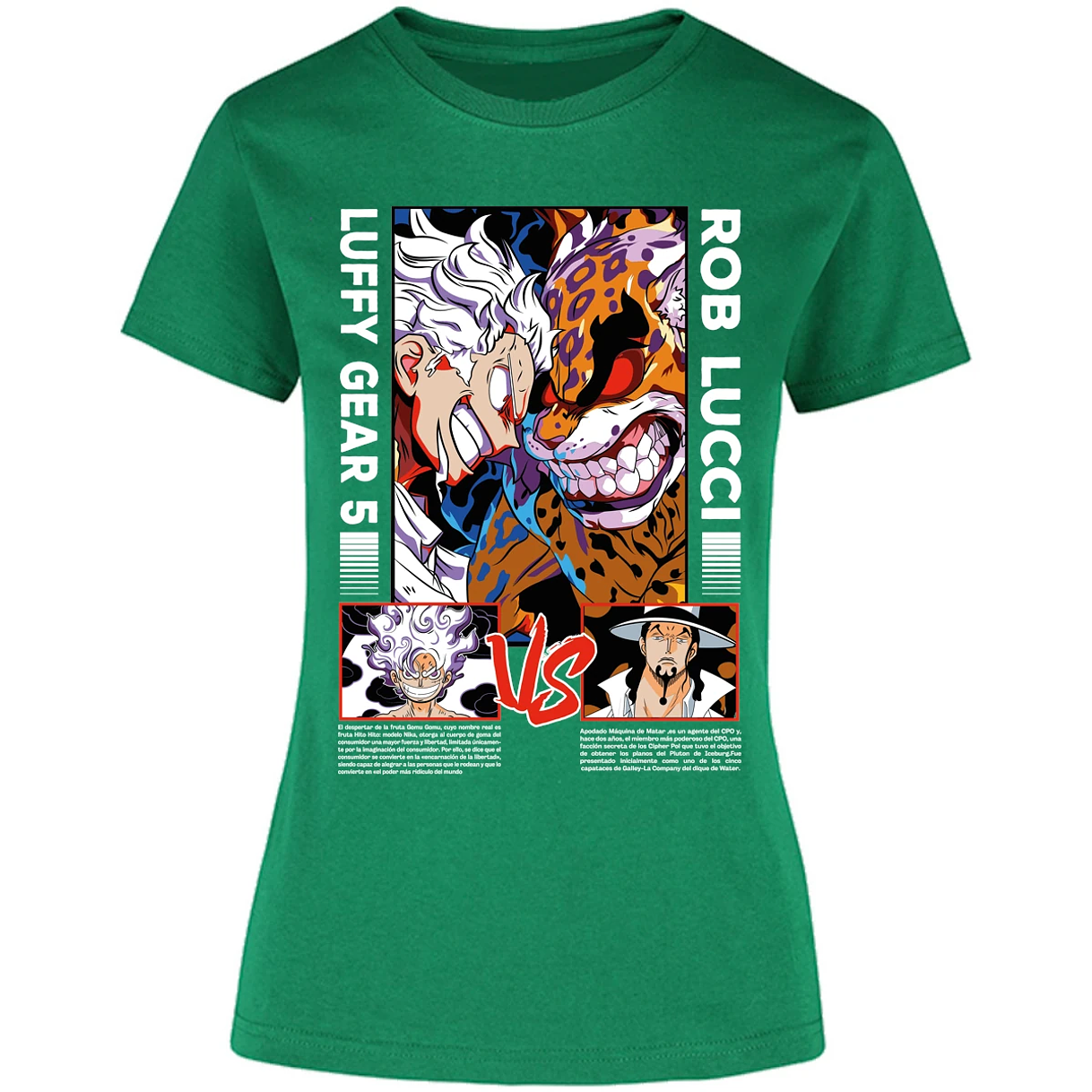 Blusa One Piece Luffy Vs Rob Lucci Blusa para Mujer 22