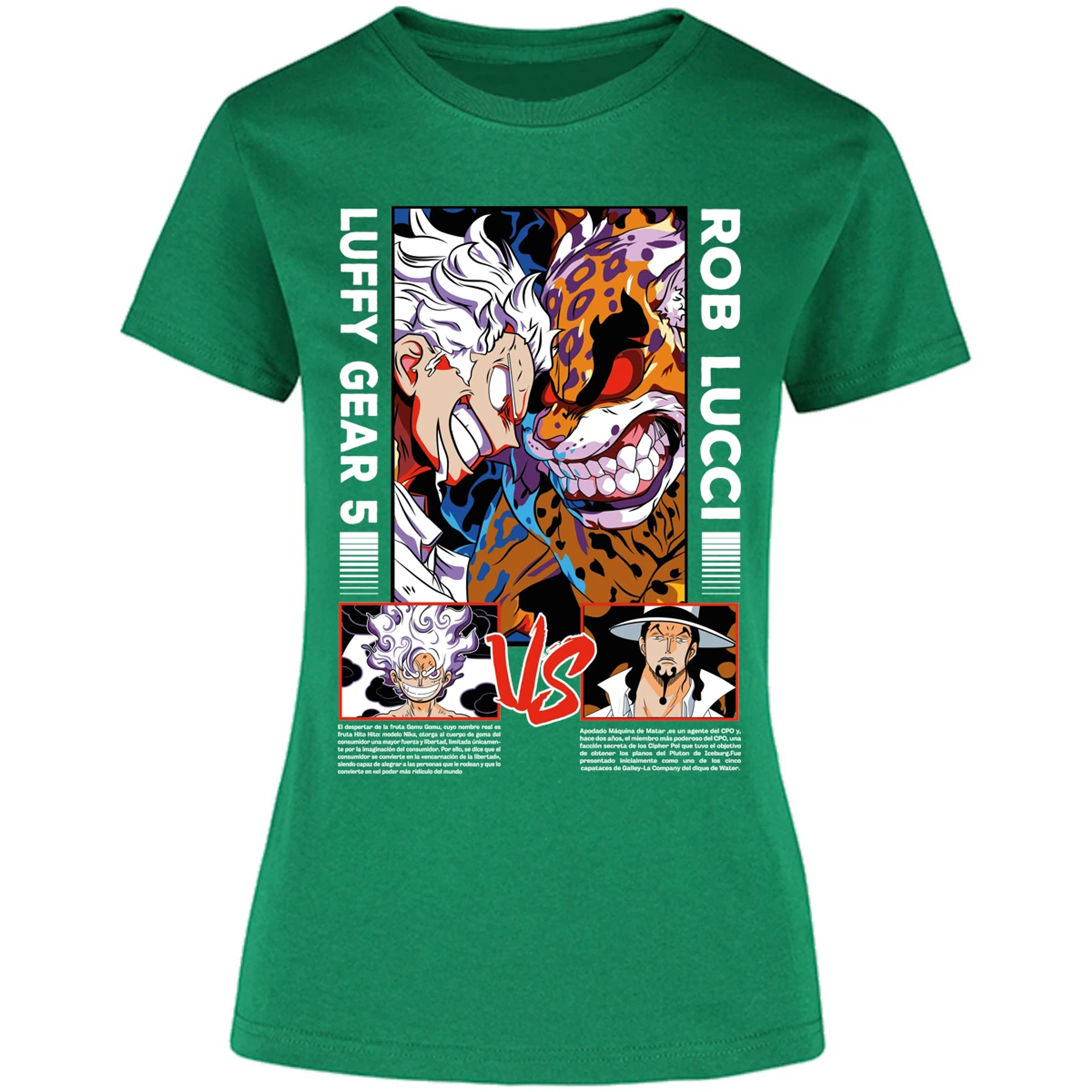 Blusa One Piece Luffy Vs Rob Lucci Blusa para Mujer 22