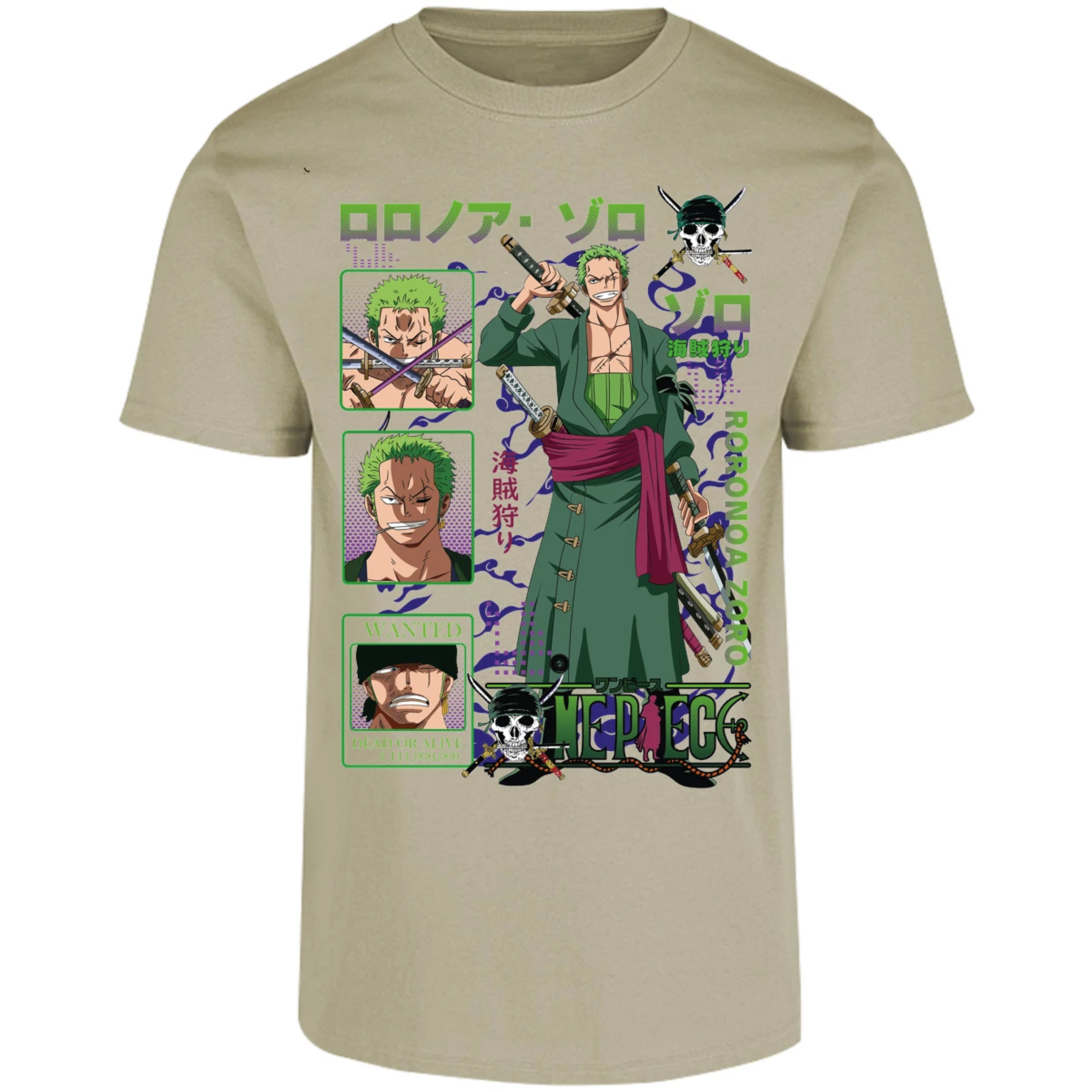 Playera One Piece Zoro One Piece para Adulto 8
