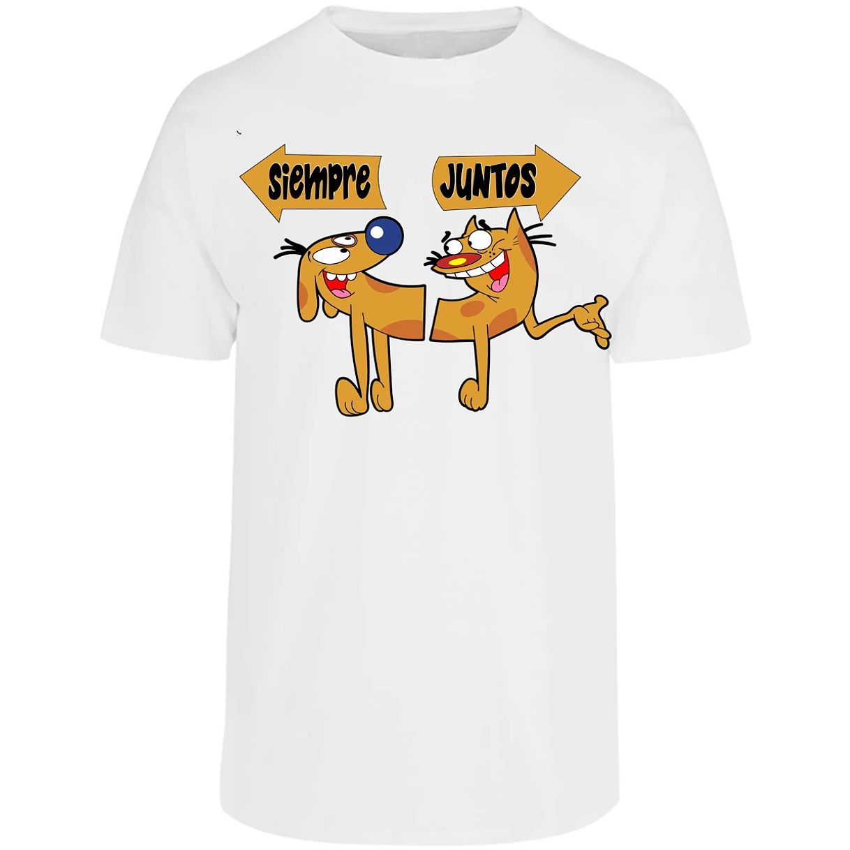 Playera San Valentin Catdog para Adulto 29