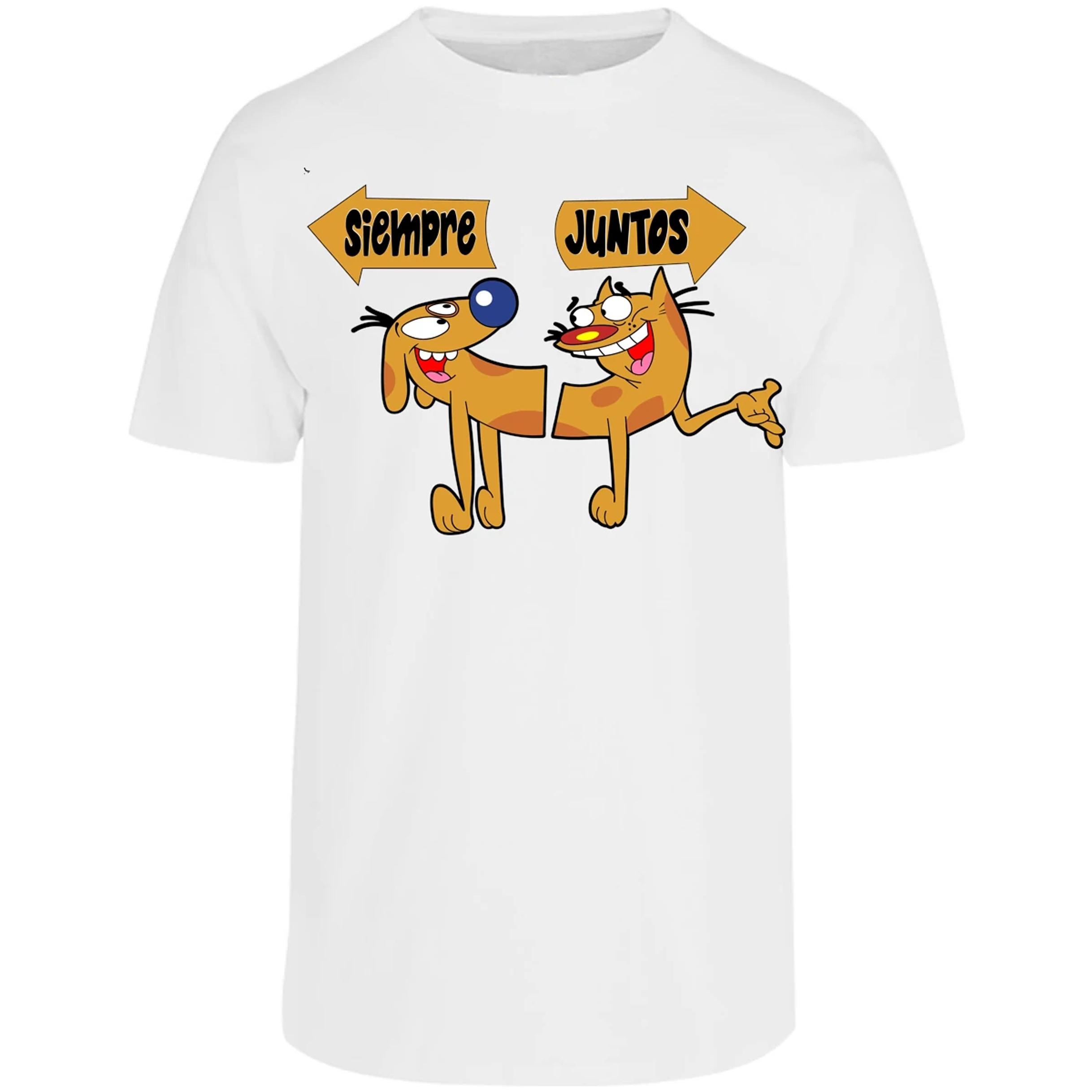 Playera San Valentin Catdog para Adulto 29