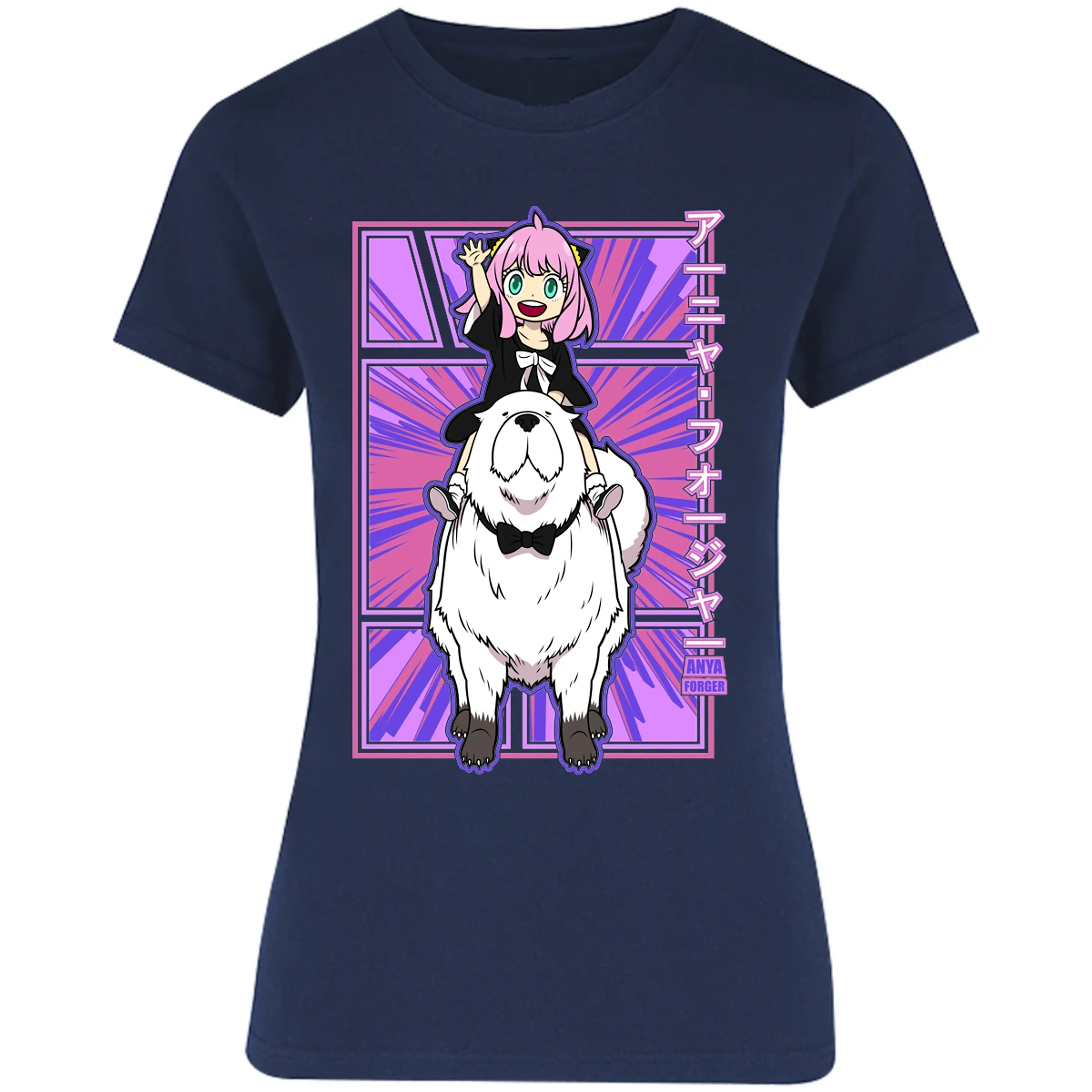 Blusa Spy X Family Anya Y Bond Blusa para Mujer 1