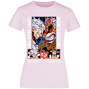 Blusa One Piece Luffy Vs Rob Lucci Blusa para Mujer