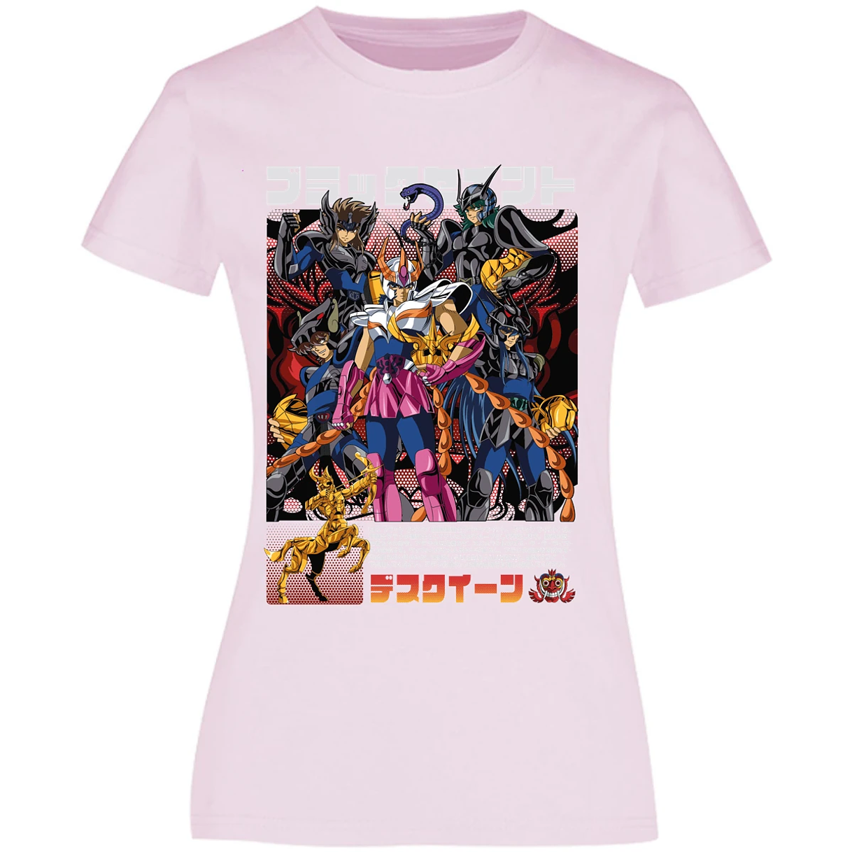 Blusa Saint Seiya Fenix Caballeros Negros Blusa para Mujer 7