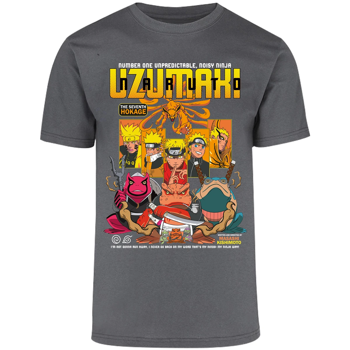 Playera Naruto Naruto Anime para Adulto 2