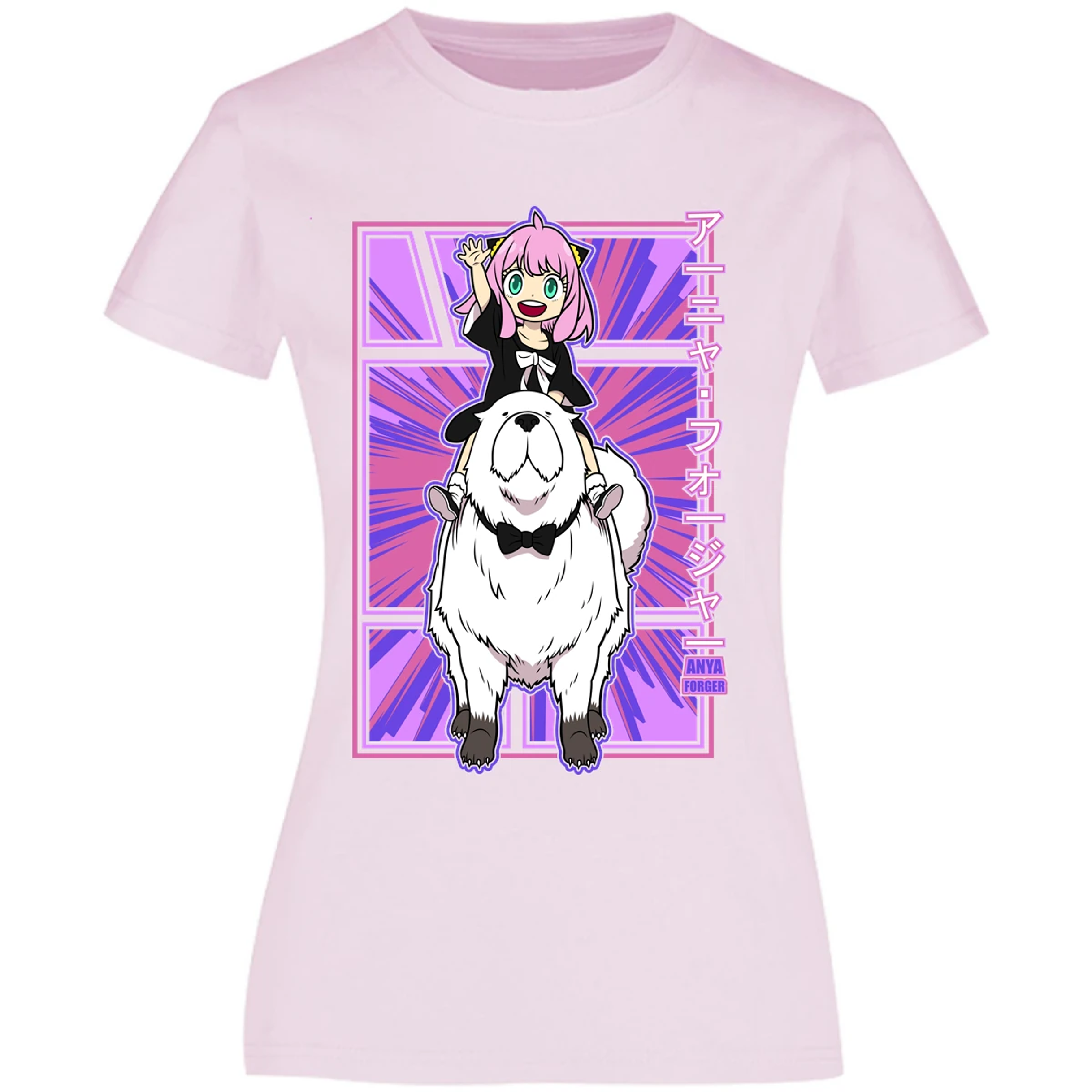 Blusa Spy X Family Anya Y Bond Blusa para Mujer 17