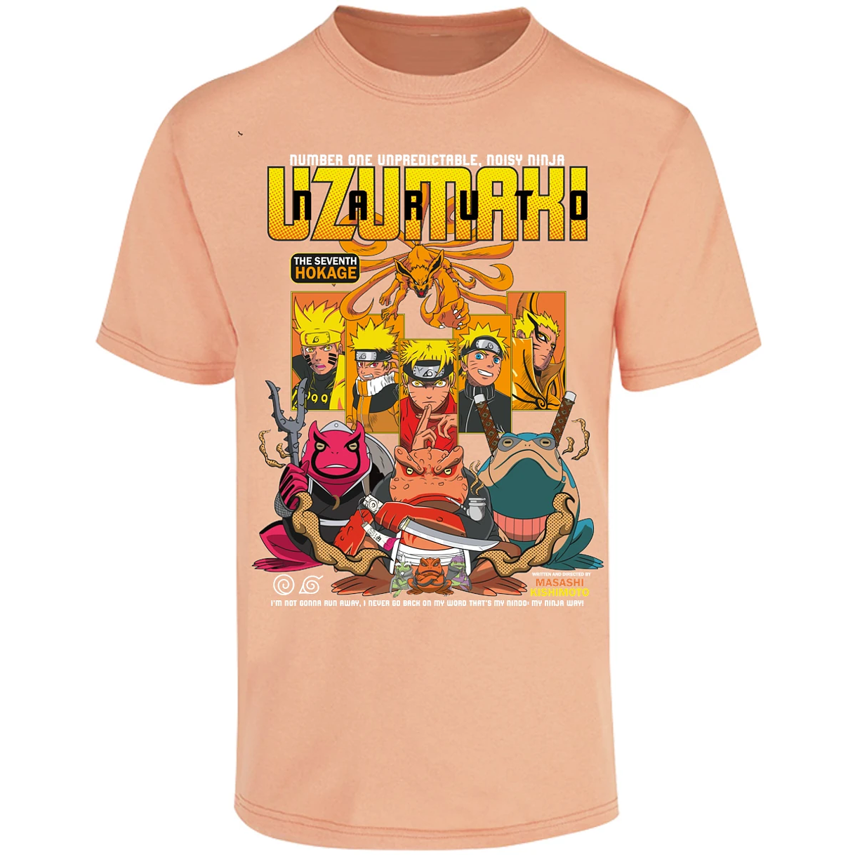 Playera Naruto Naruto Anime para Adulto 1