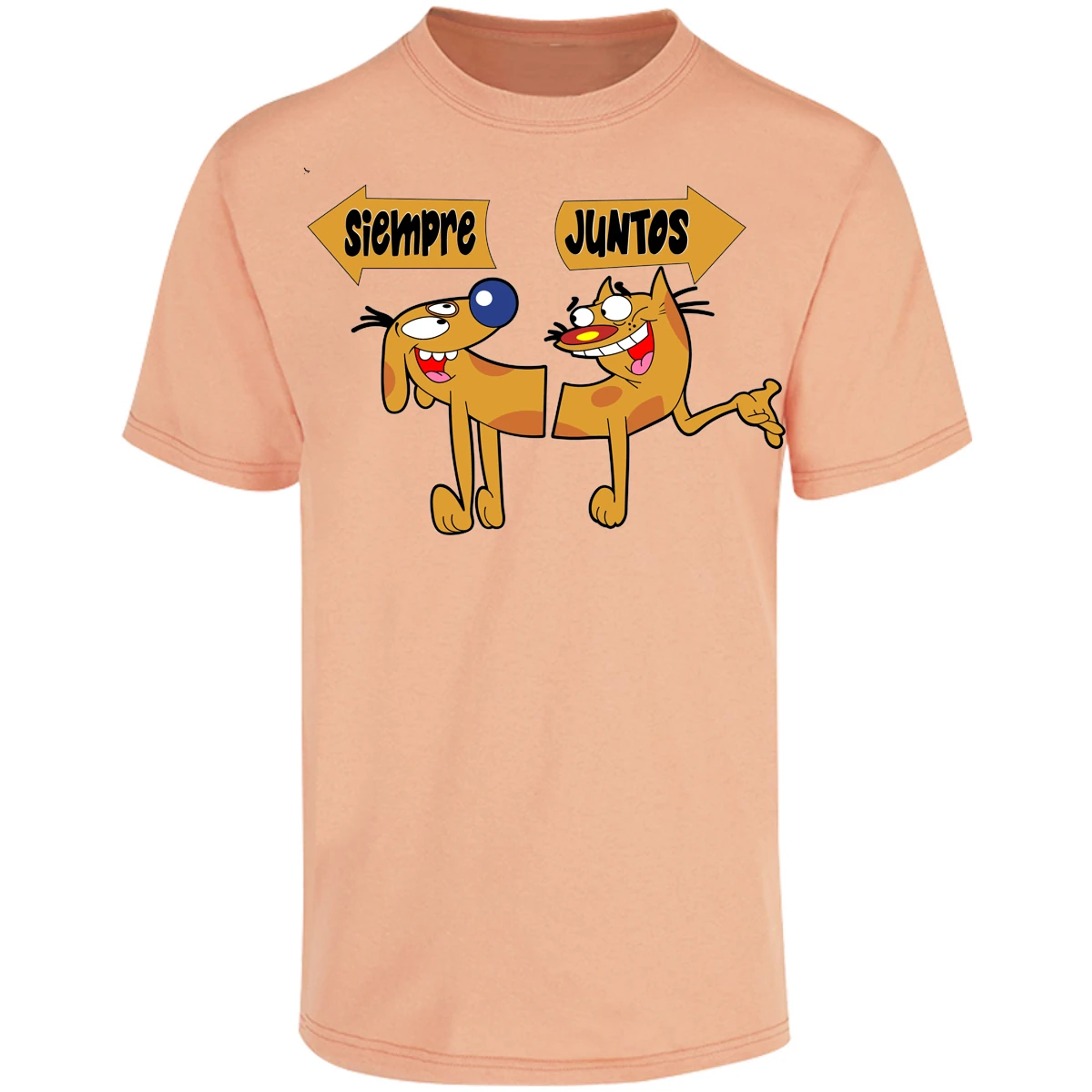 Playera San Valentin Catdog para Adulto 2