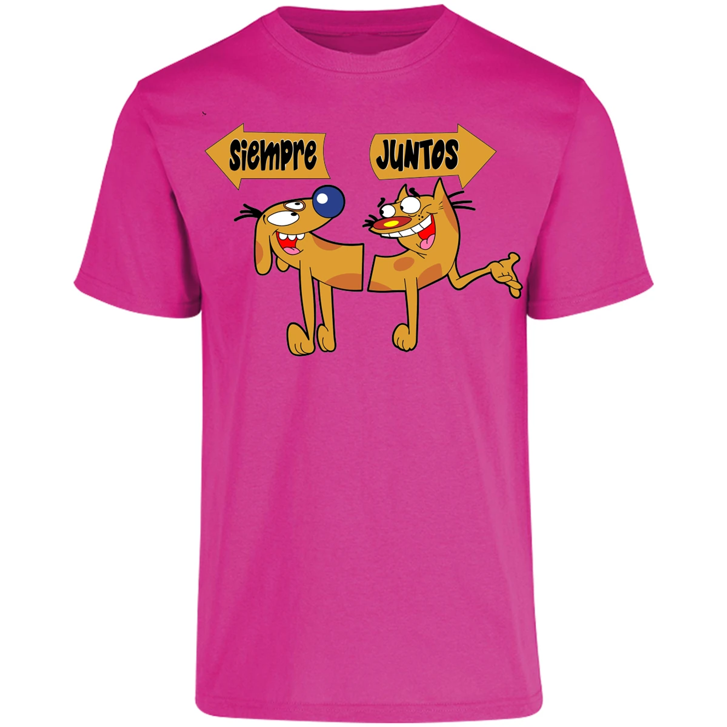 Playera San Valentin Catdog para Adulto 17