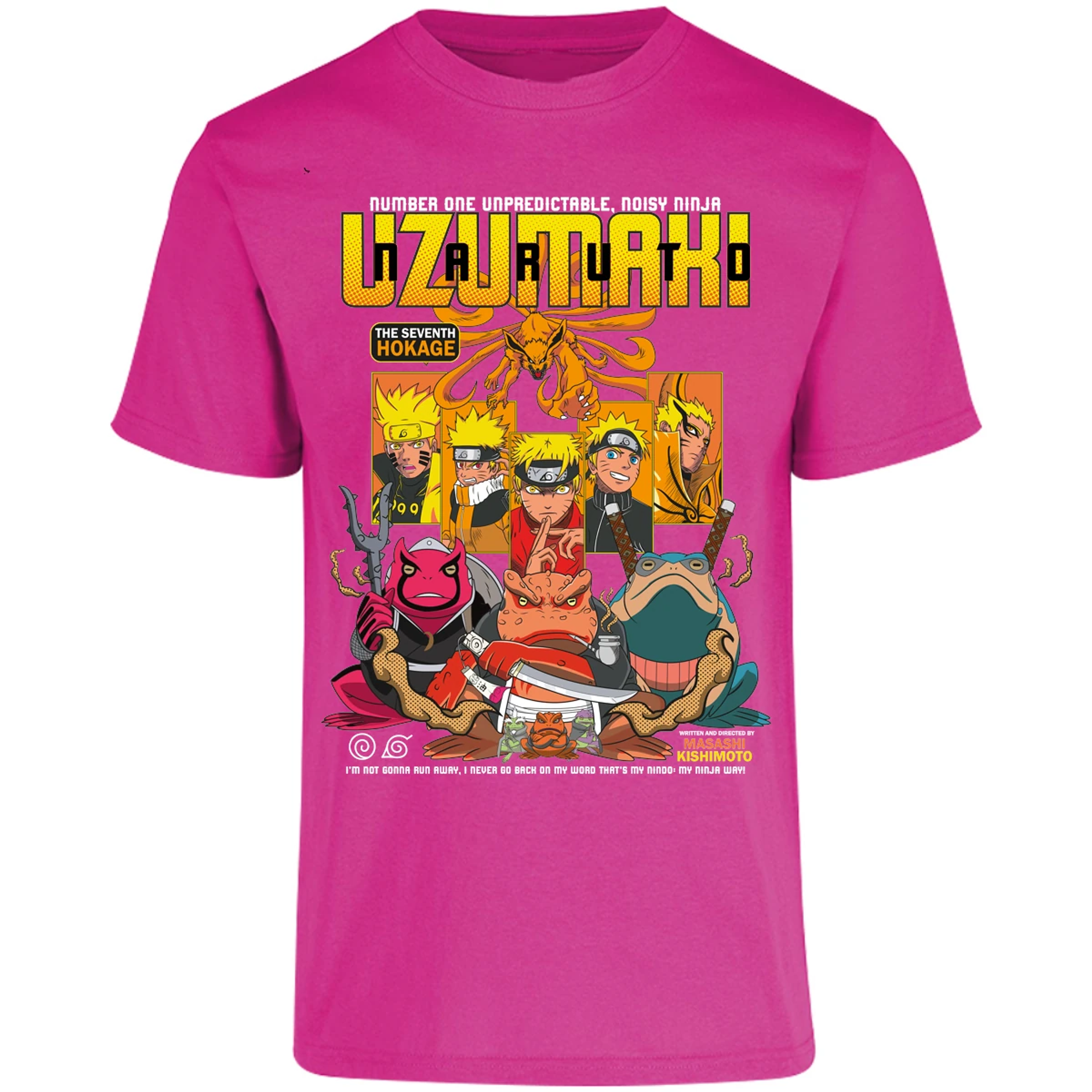 Playera Naruto Naruto Anime para Adulto 14