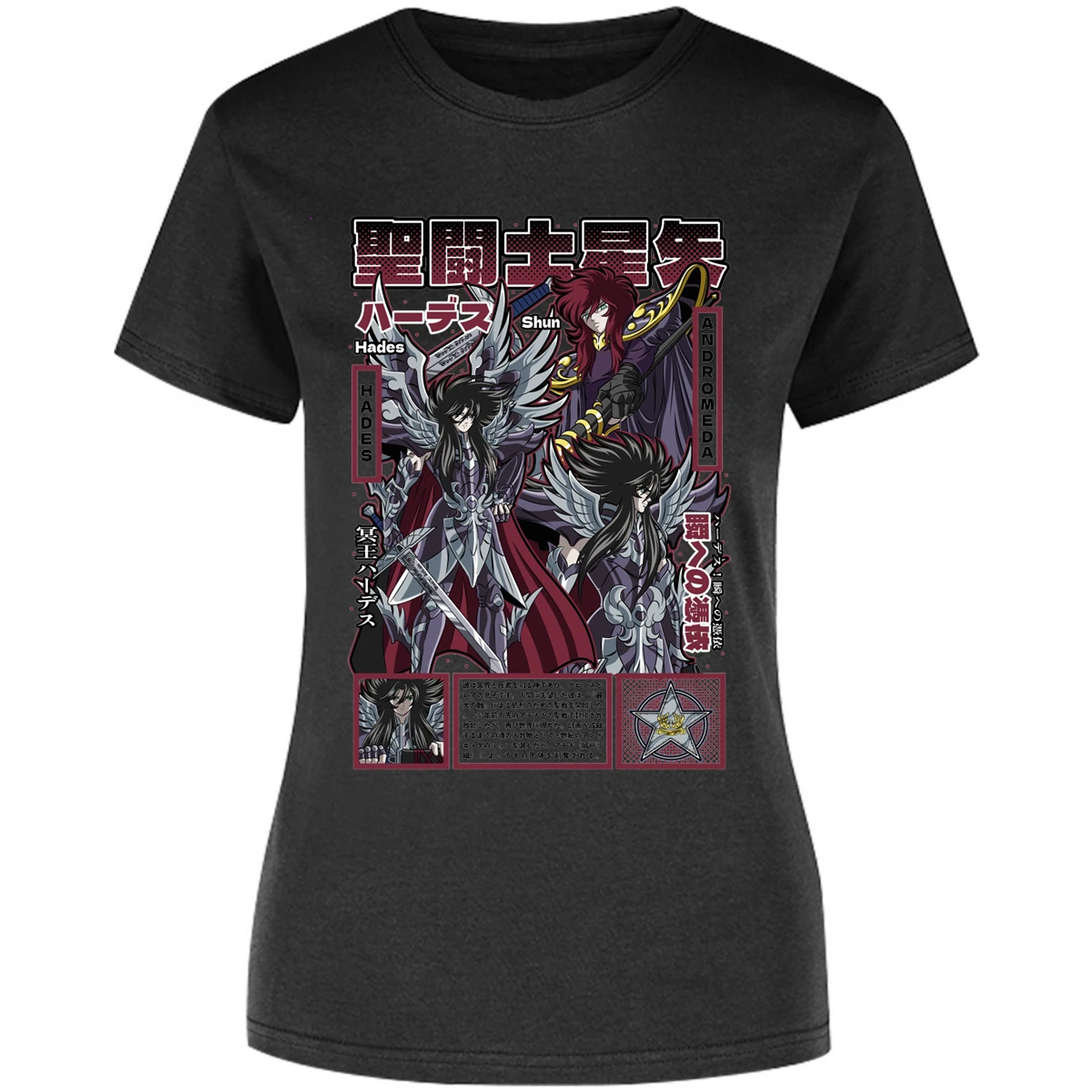 Blusa Saint Seiya Hades Saint Seiya Blusa para Mujer 6