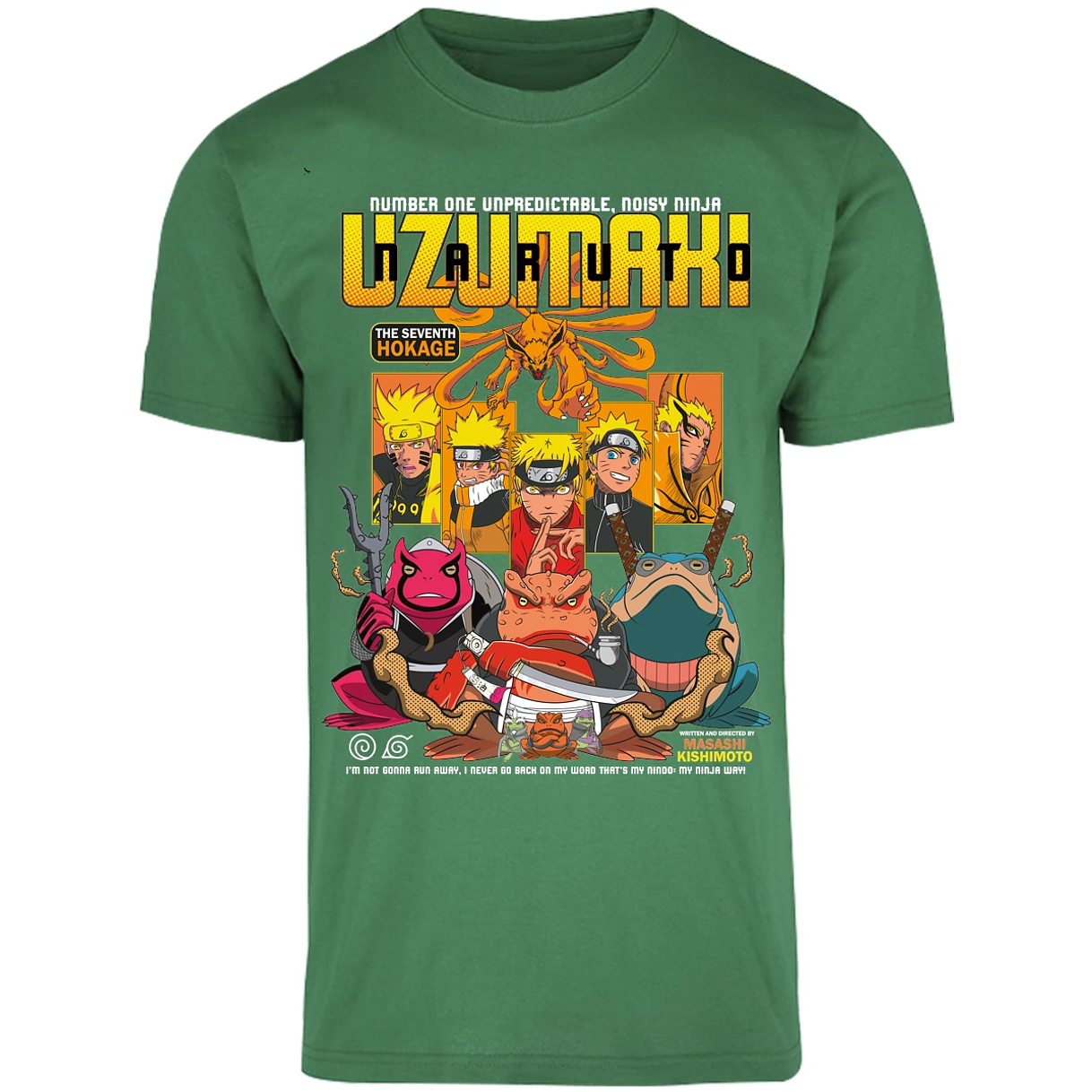 Playera Naruto Naruto Anime para Adulto 6