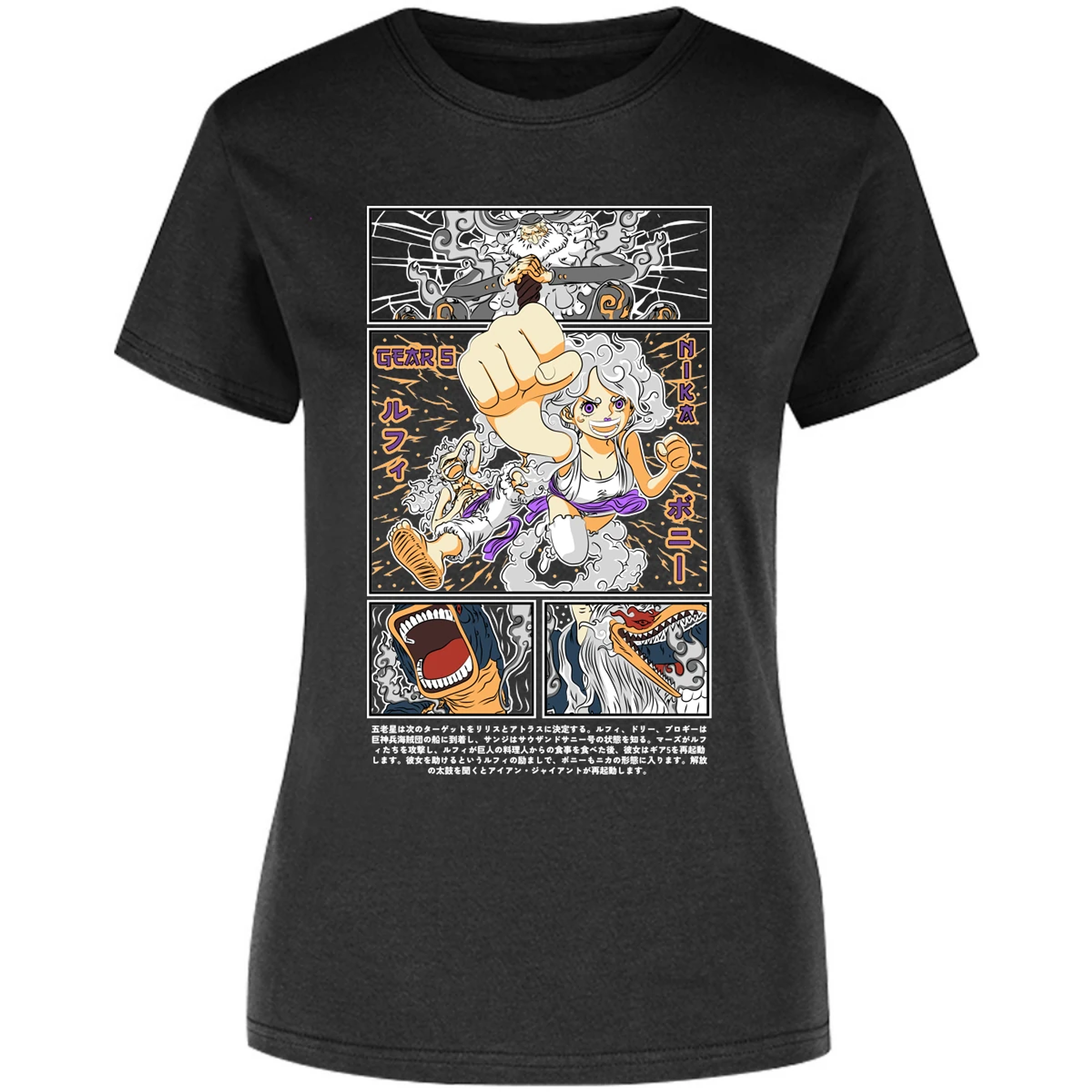 Blusa One Piece Luffy Y Booney Blusa para Mujer 23