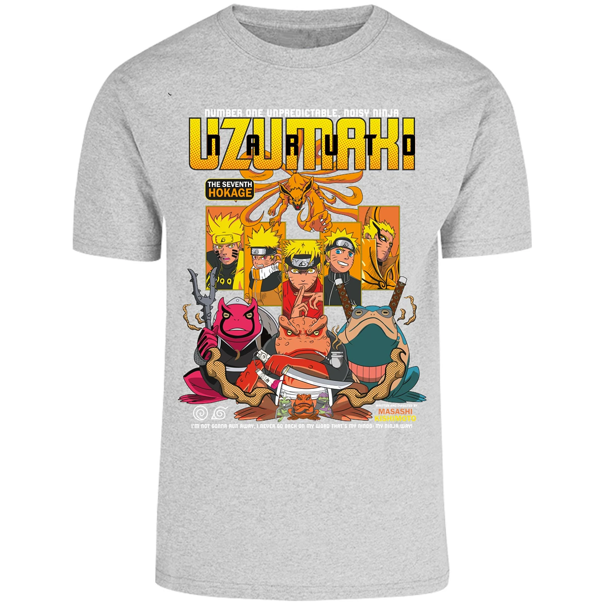 Playera Naruto Naruto Anime para Adulto 27