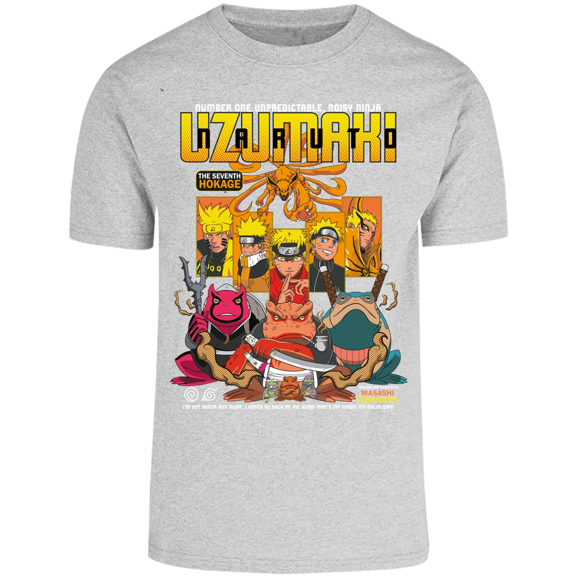 Playera Naruto Naruto Anime para Adulto 27