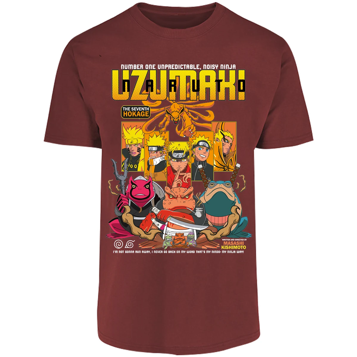 Playera Naruto Naruto Anime para Adulto 29