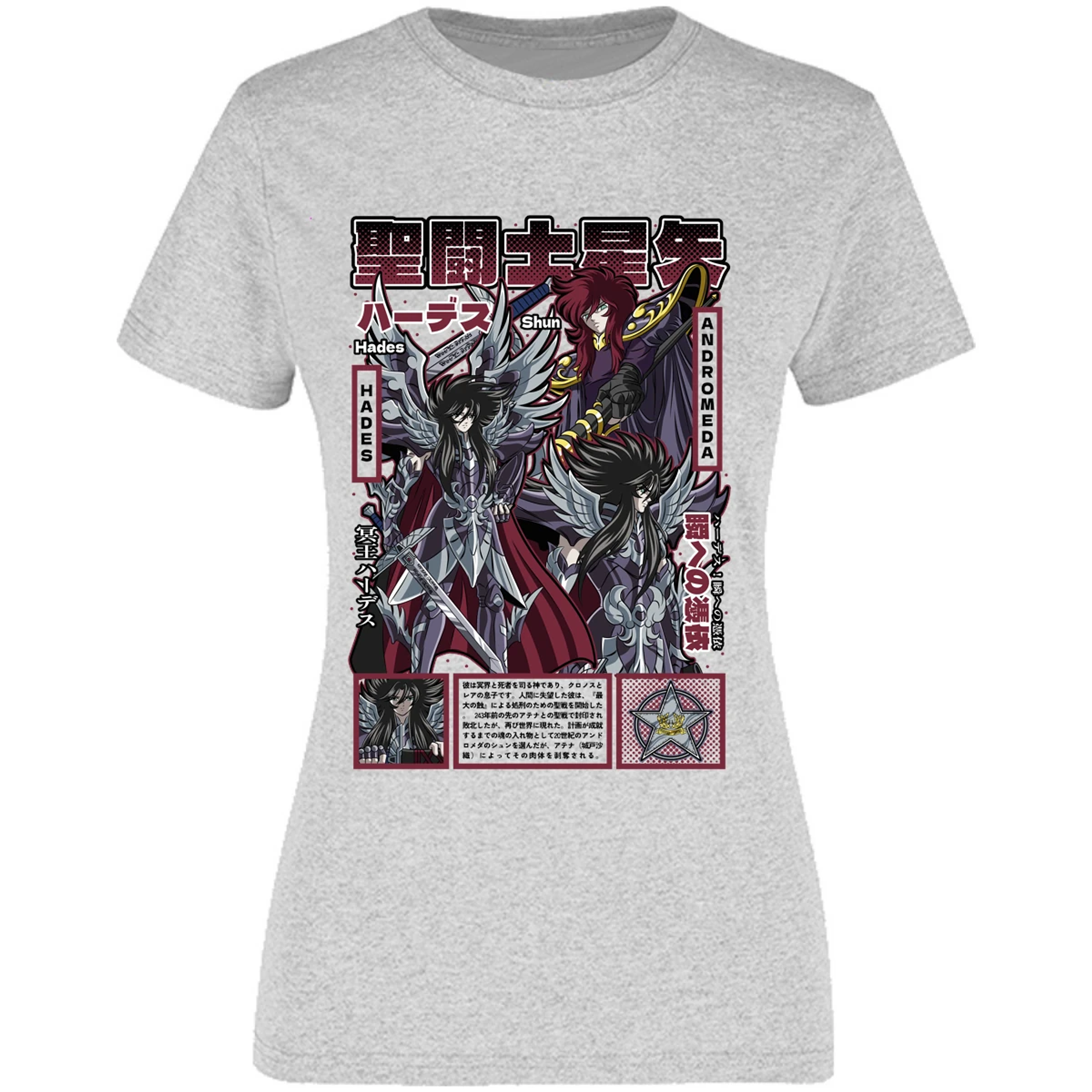 Blusa Saint Seiya Hades Saint Seiya Blusa para Mujer 1