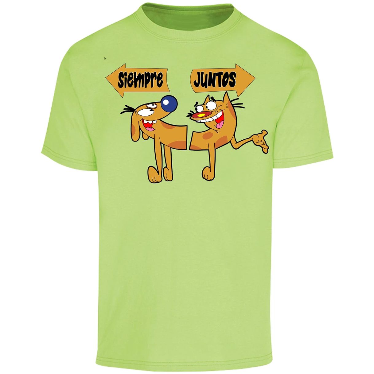 Playera San Valentin Catdog para Adulto 4