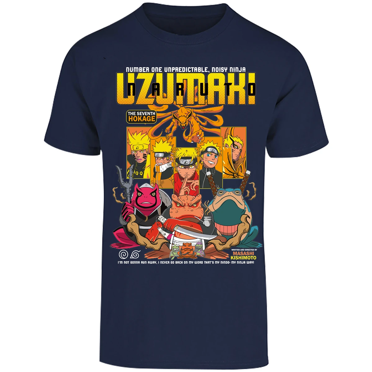 Playera Naruto Naruto Anime para Adulto 3