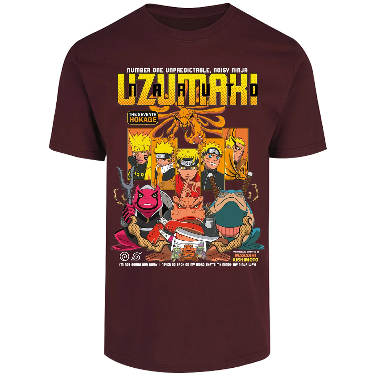 Playera Naruto Naruto Anime para Adulto 4