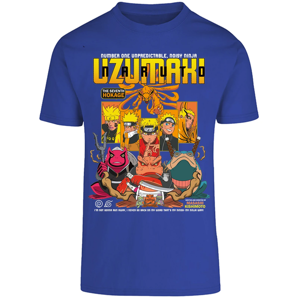 Playera Naruto Naruto Anime para Adulto 5