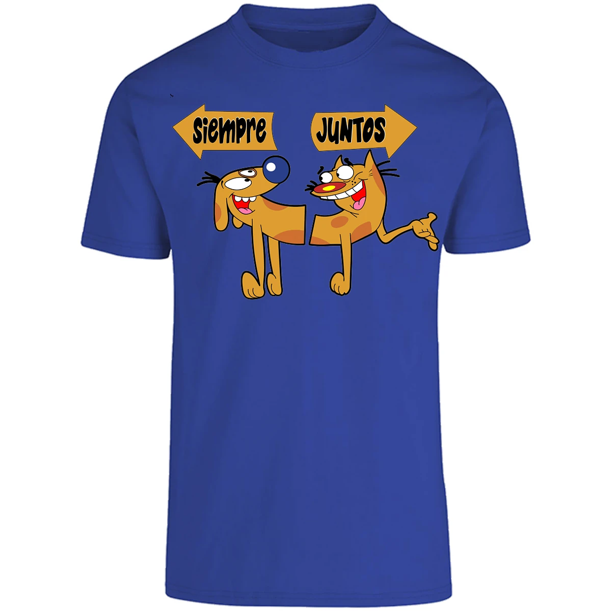 Playera San Valentin Catdog para Adulto 1