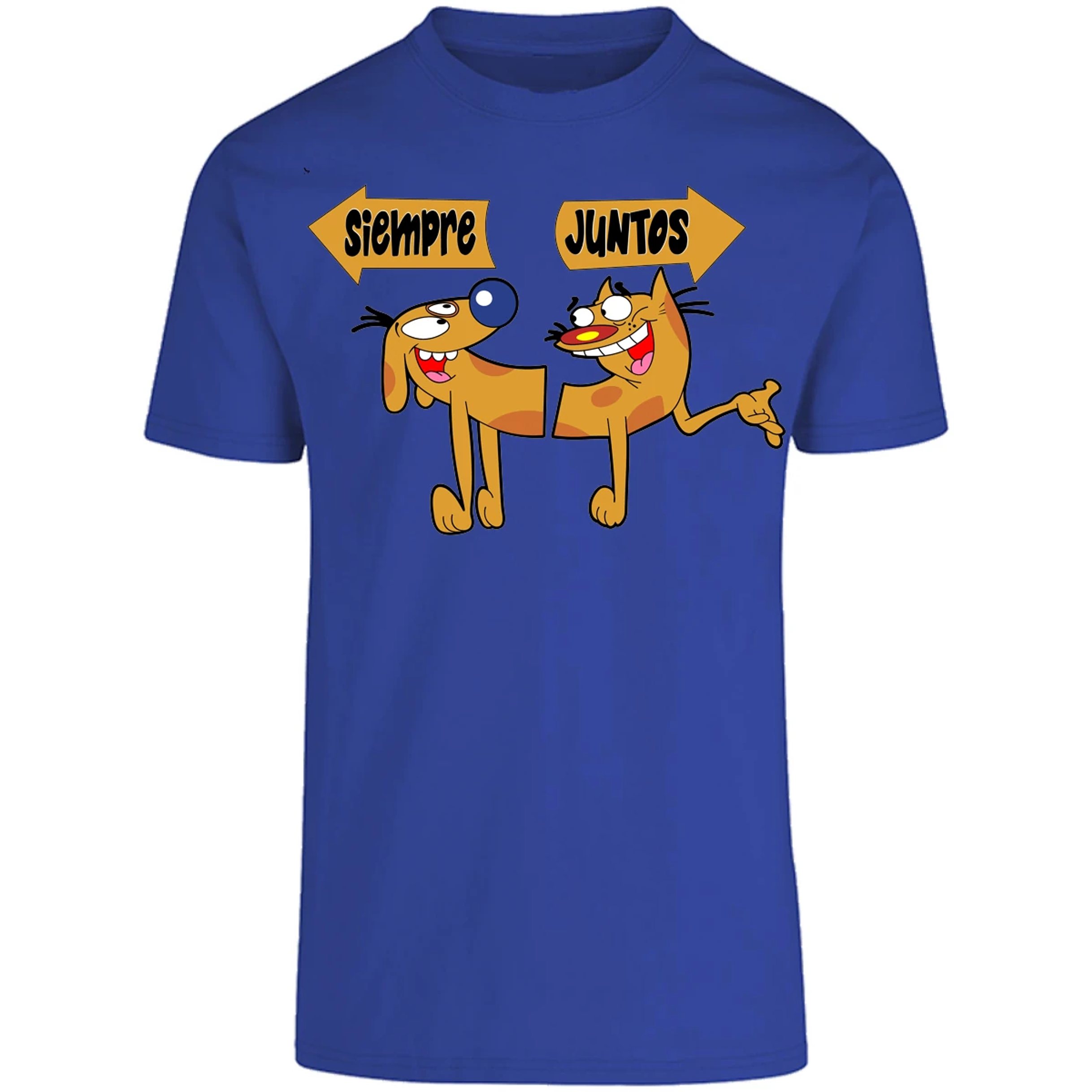 Playera San Valentin Catdog para Adulto 1