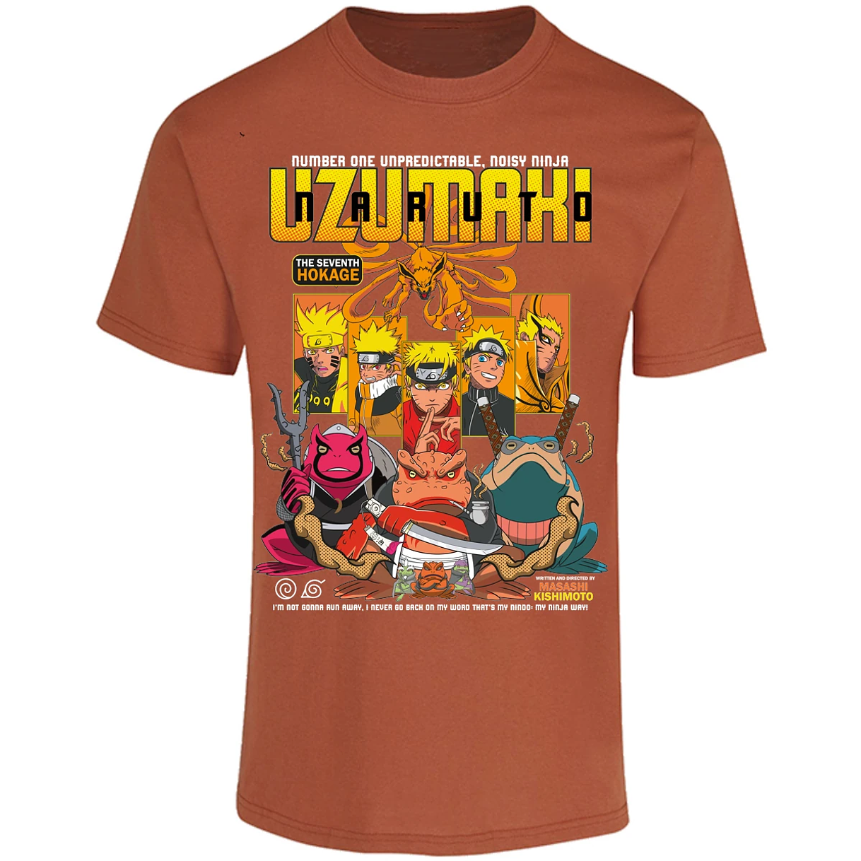 Playera Naruto Naruto Anime para Adulto 10