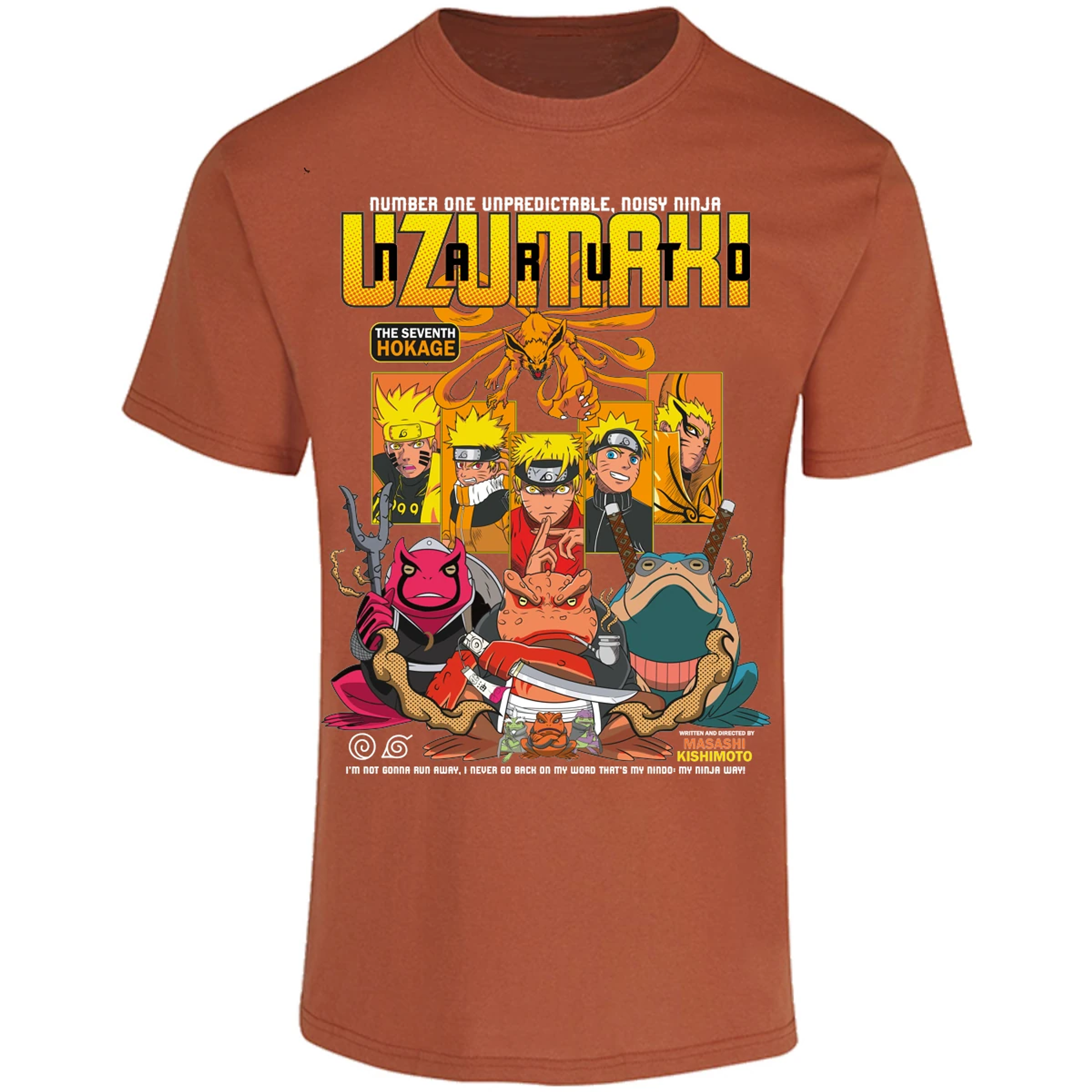 Playera Naruto Naruto Anime para Adulto 10