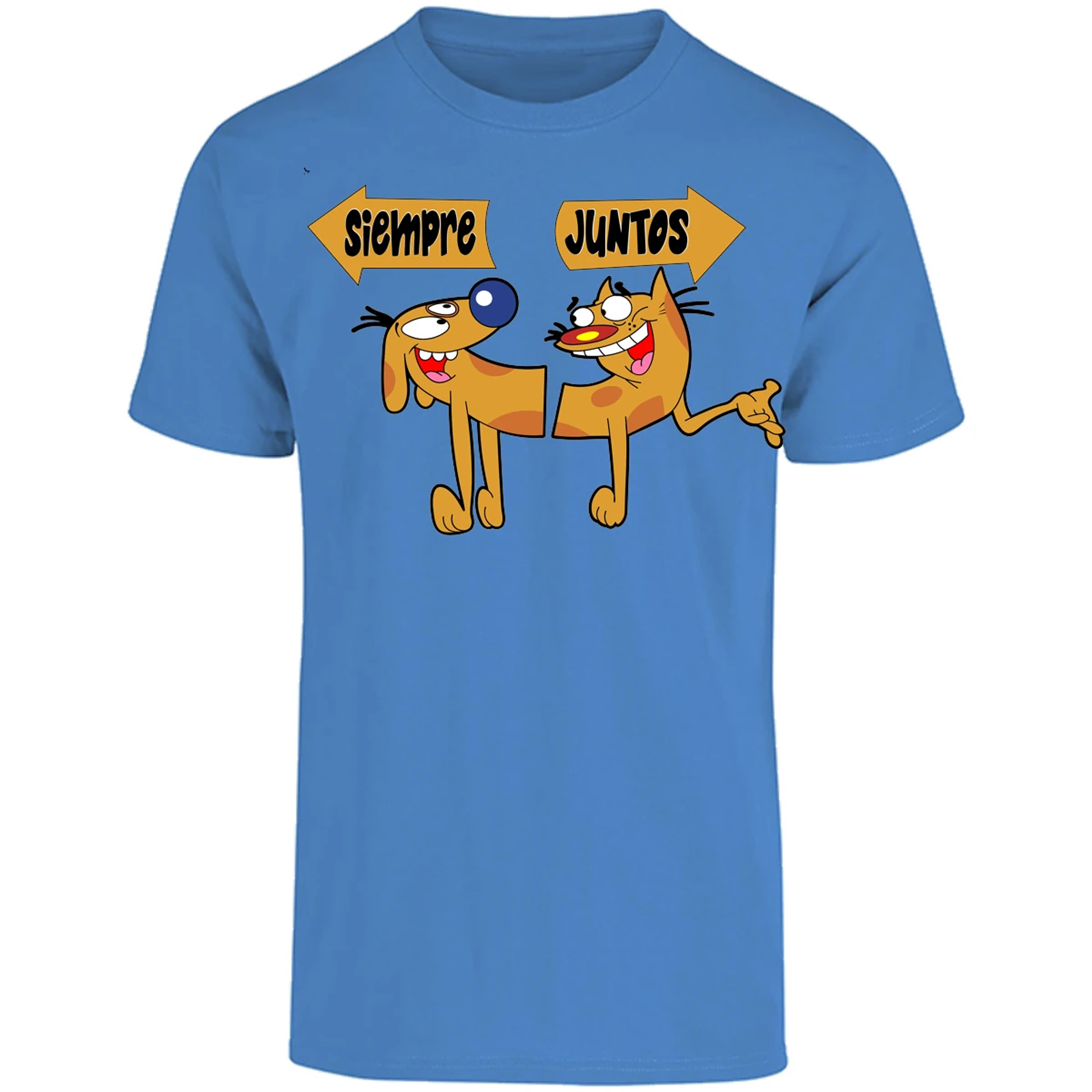 Playera San Valentin Catdog para Adulto 5