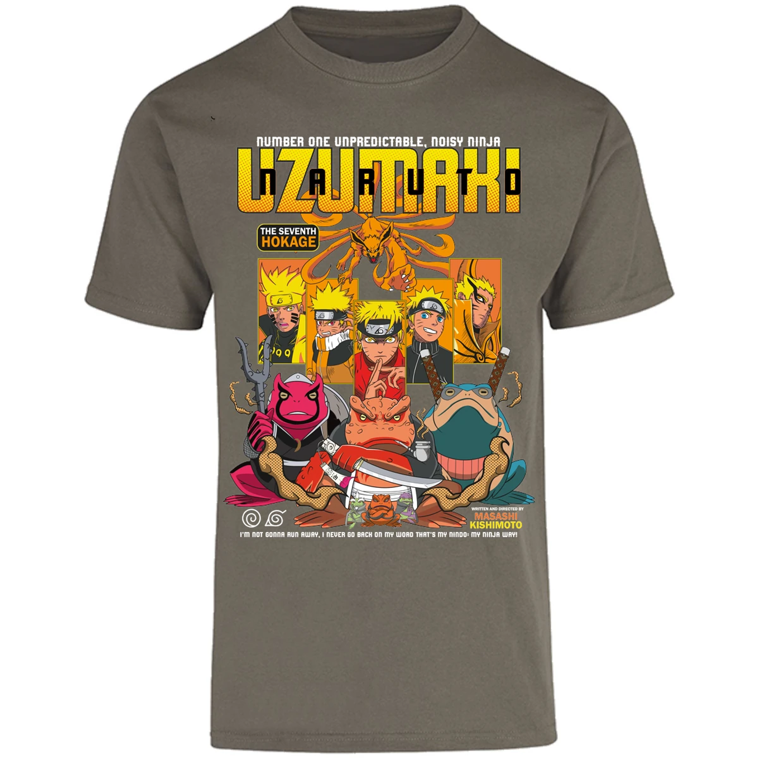 Playera Naruto Naruto Anime para Adulto 11