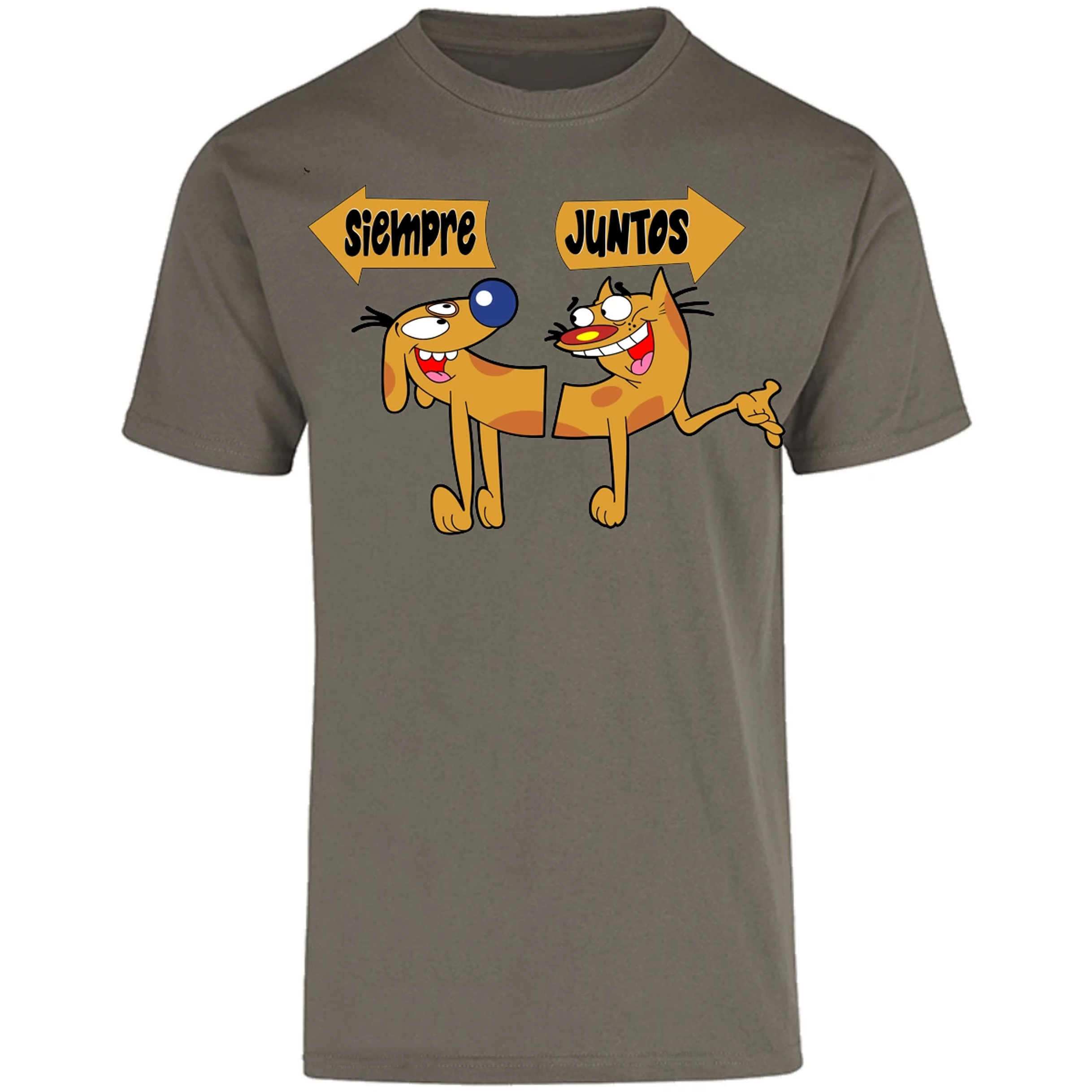 Playera San Valentin Catdog para Adulto 7